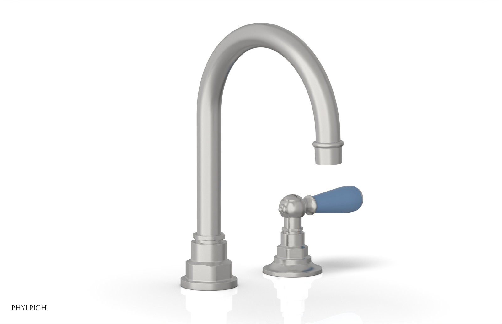 Phylrich Jamestown High Spout Single Handle Faucet with Lever Handle