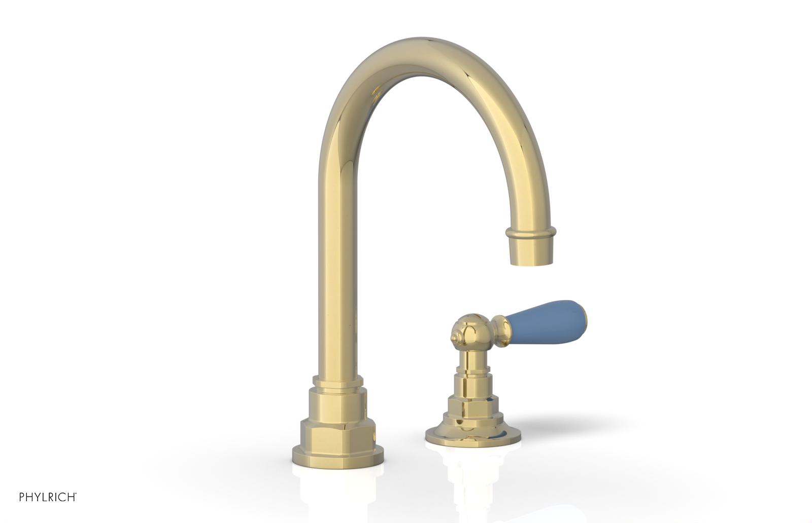 Phylrich Jamestown High Spout Single Handle Faucet with Lever Handle