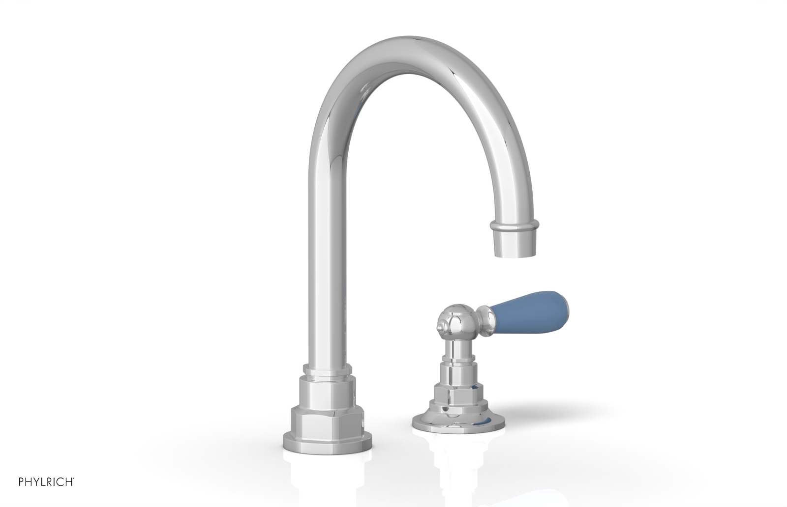 Phylrich Jamestown High Spout Single Handle Faucet with Lever Handle