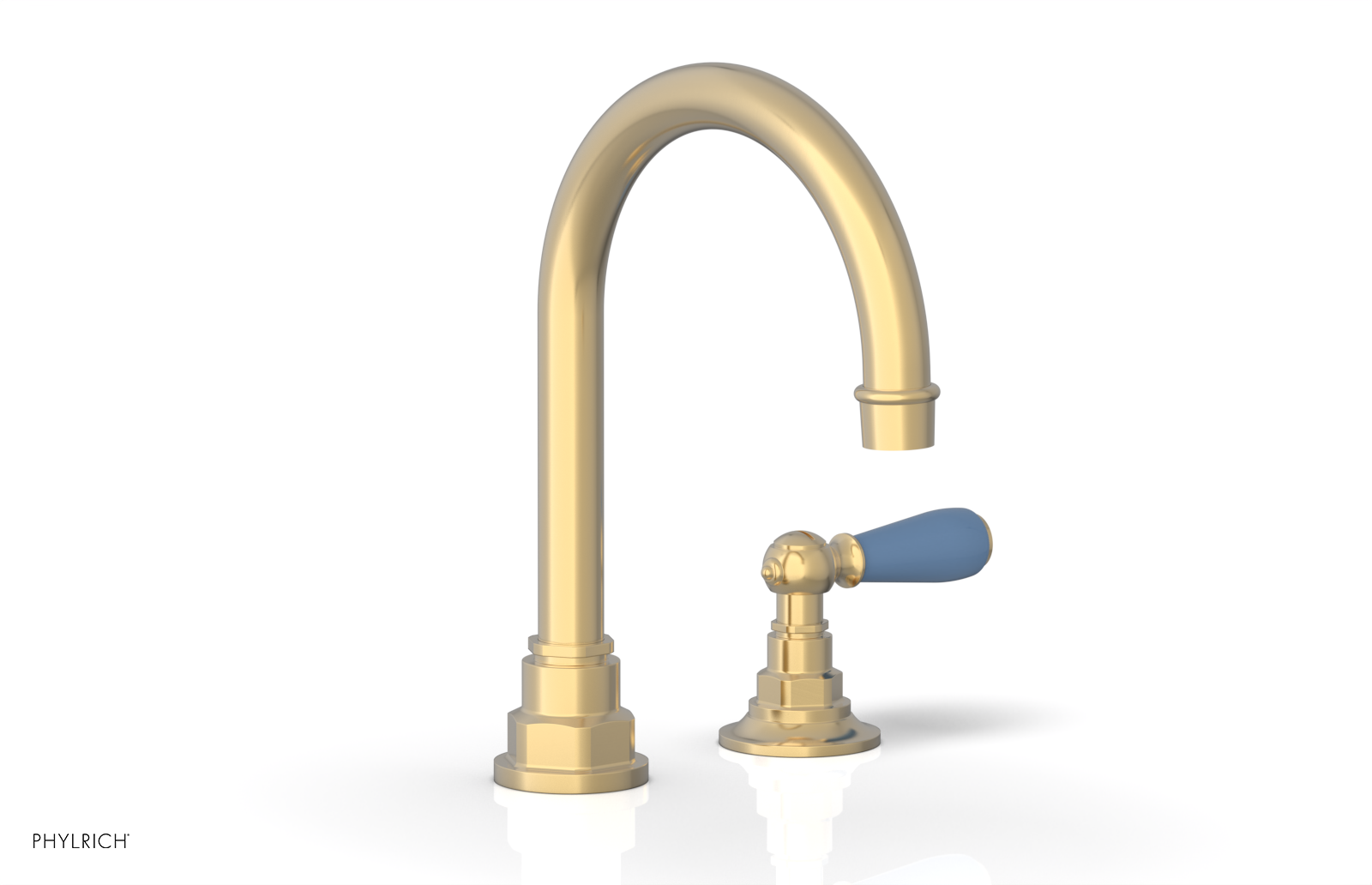 Phylrich Jamestown High Spout Single Handle Faucet with Lever Handle