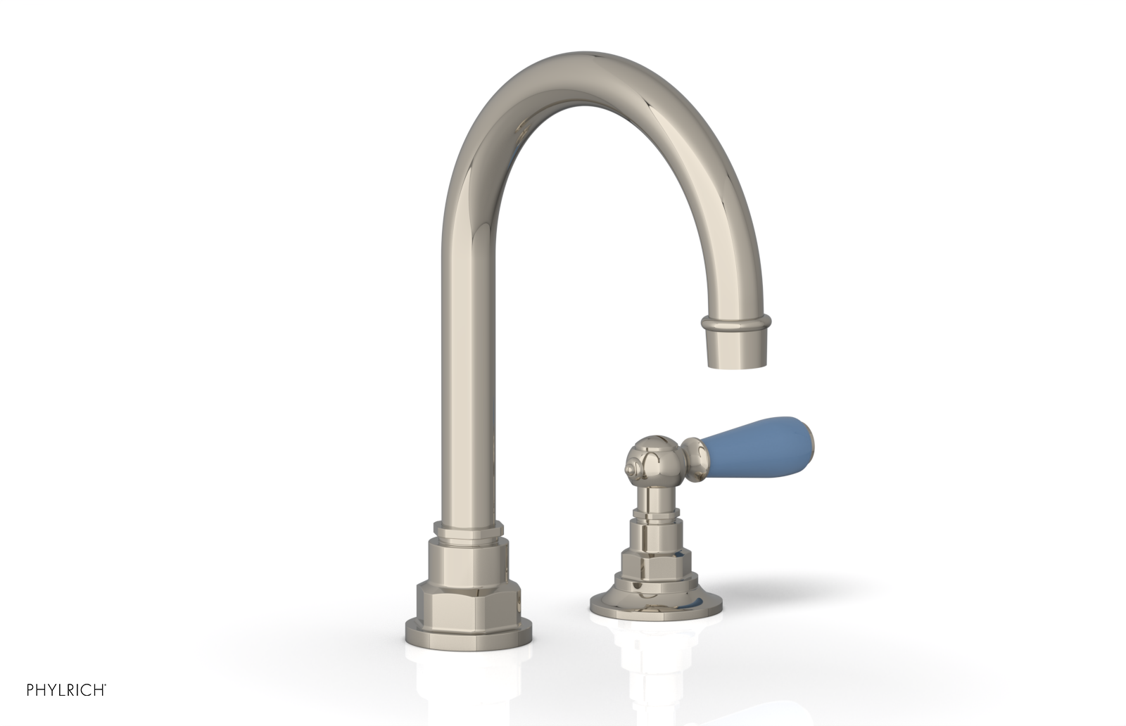 Phylrich Jamestown High Spout Single Handle Faucet with Lever Handle