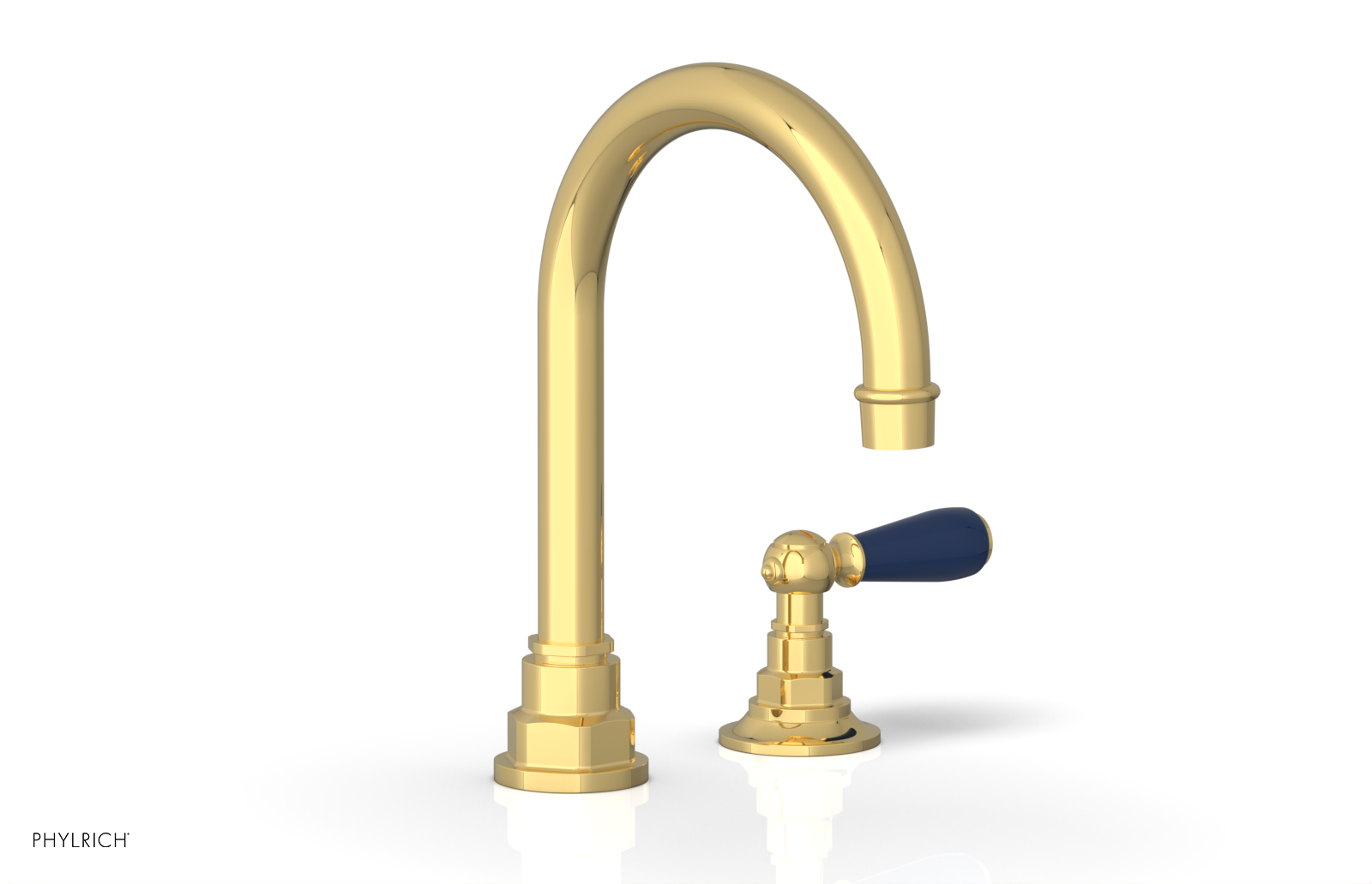 Phylrich Jamestown High Spout Single Handle Faucet with Lever Handle