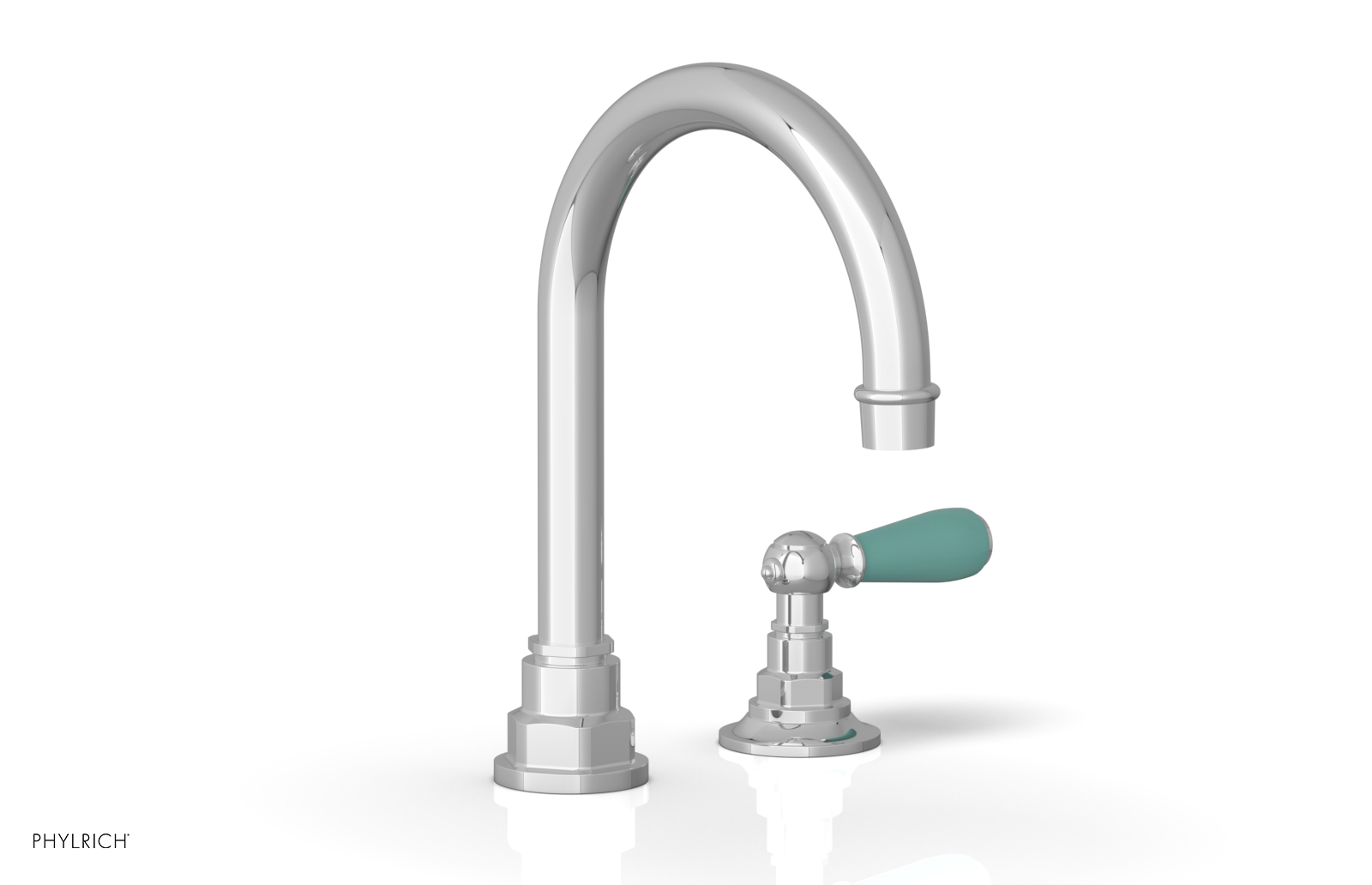 Phylrich Jamestown High Spout Single Handle Faucet with Lever Handle