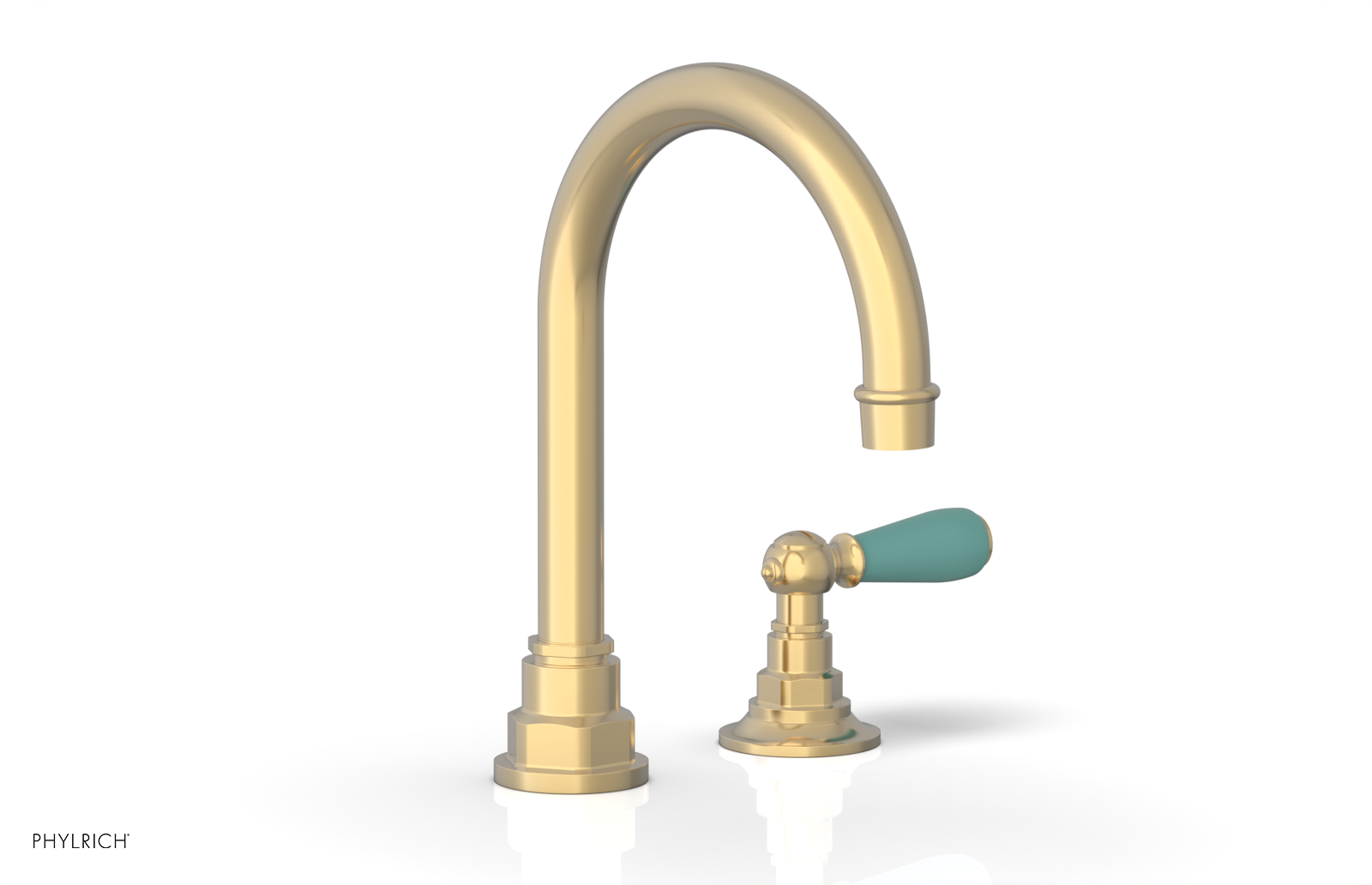 Phylrich Jamestown High Spout Single Handle Faucet with Lever Handle