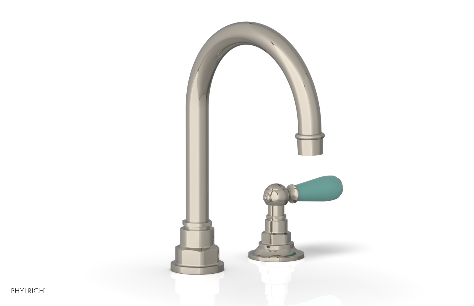 Phylrich Jamestown High Spout Single Handle Faucet with Lever Handle