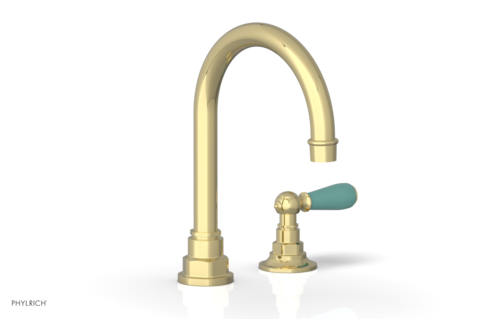 Phylrich Jamestown High Spout Single Handle Faucet with Lever Handle