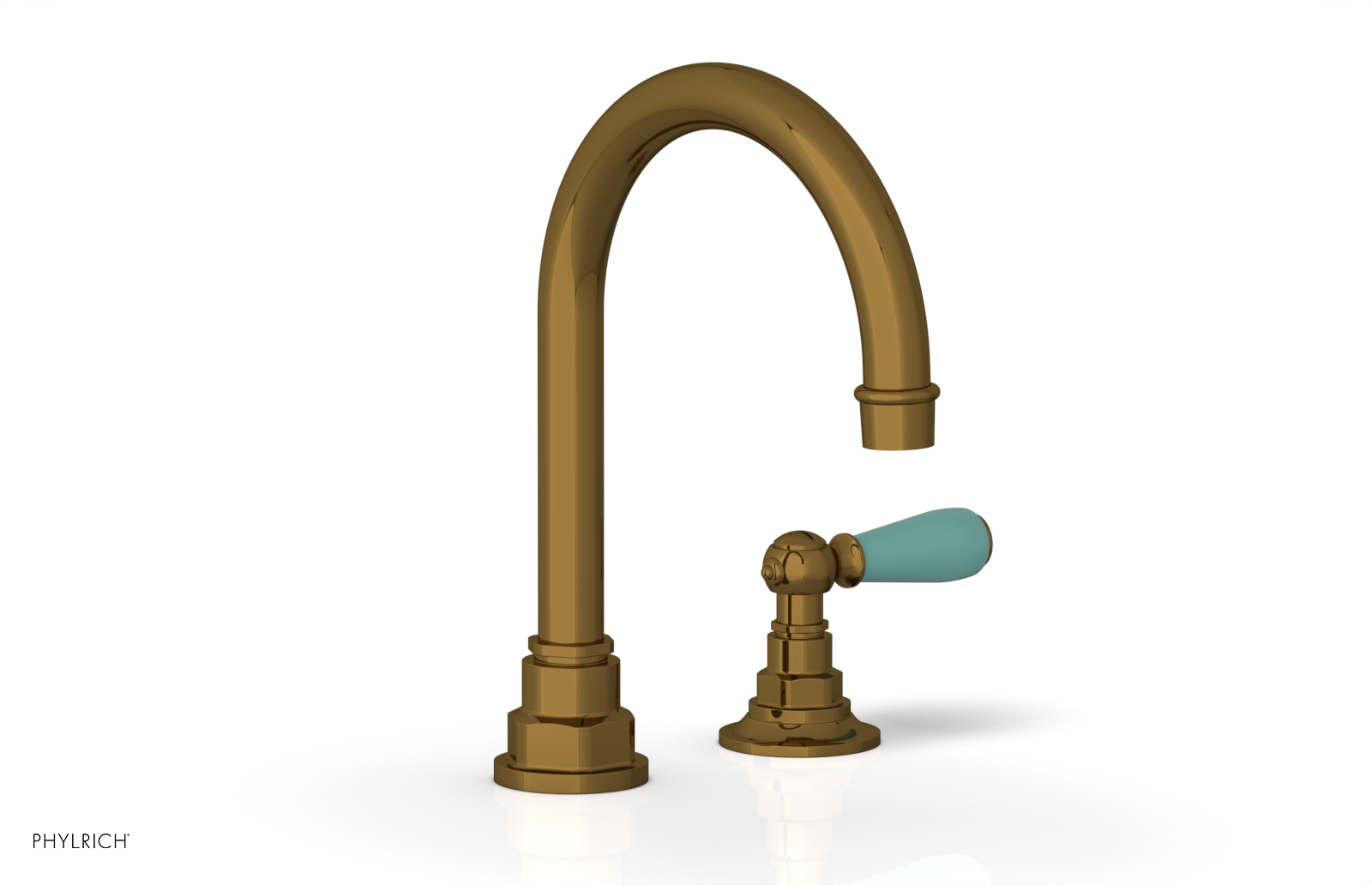 Phylrich Jamestown High Spout Single Handle Faucet with Lever Handle