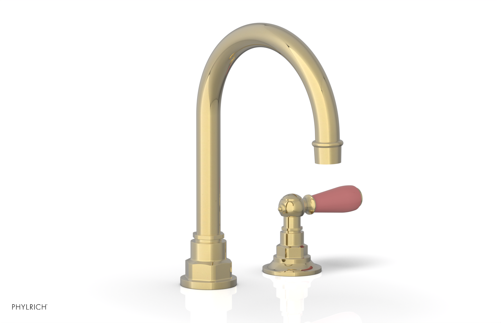 Phylrich Jamestown High Spout Single Handle Faucet with Lever Handle