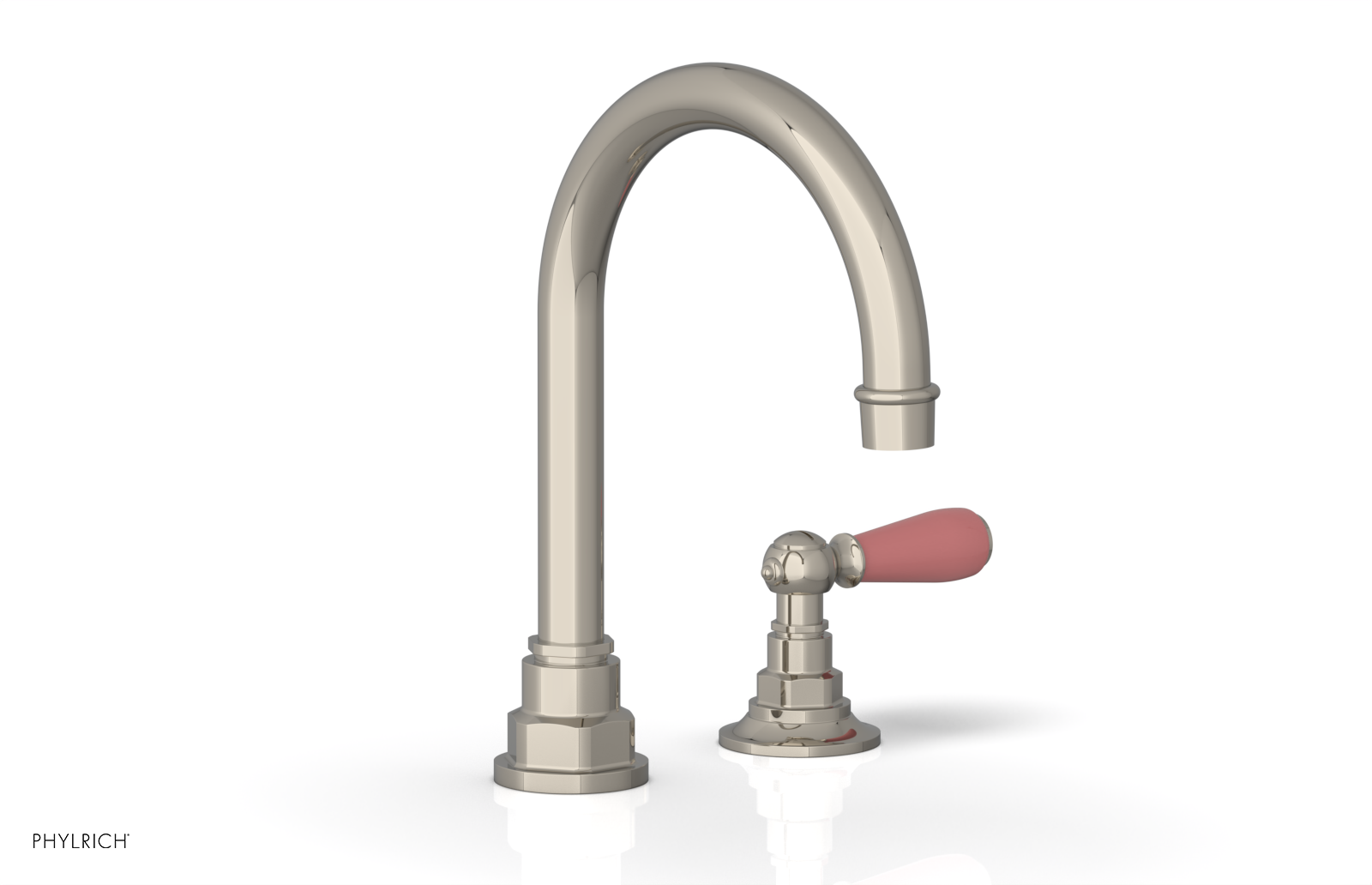 Phylrich Jamestown High Spout Single Handle Faucet with Lever Handle