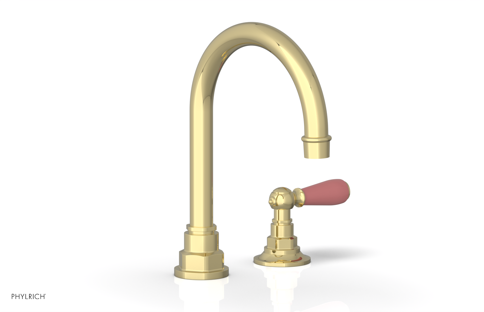 Phylrich Jamestown High Spout Single Handle Faucet with Lever Handle