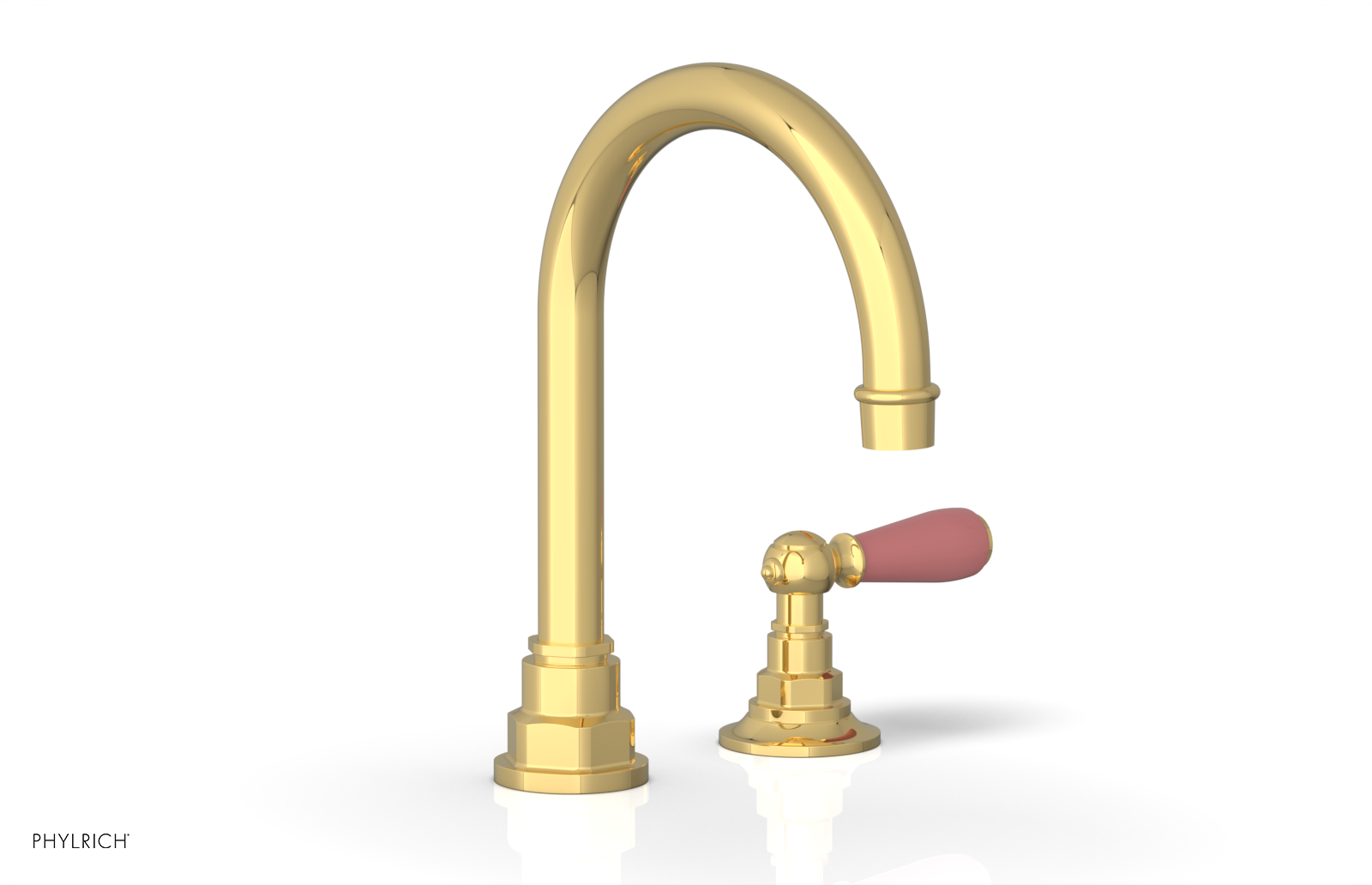 Phylrich Jamestown High Spout Single Handle Faucet with Lever Handle