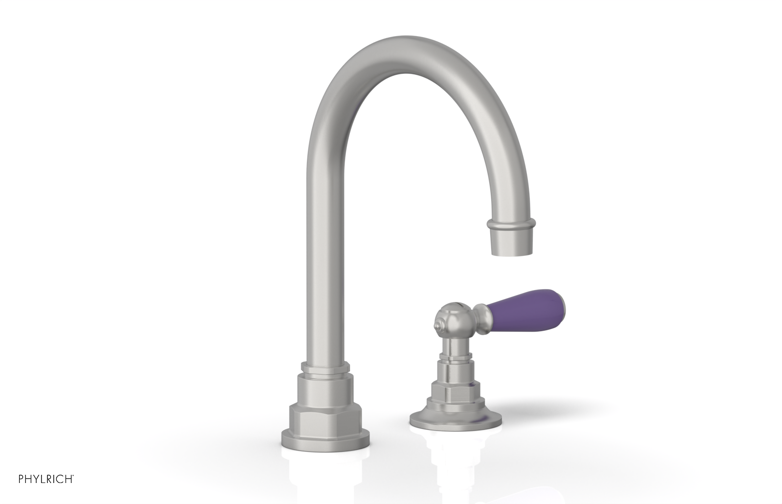 Phylrich Jamestown High Spout Single Handle Faucet with Lever Handle
