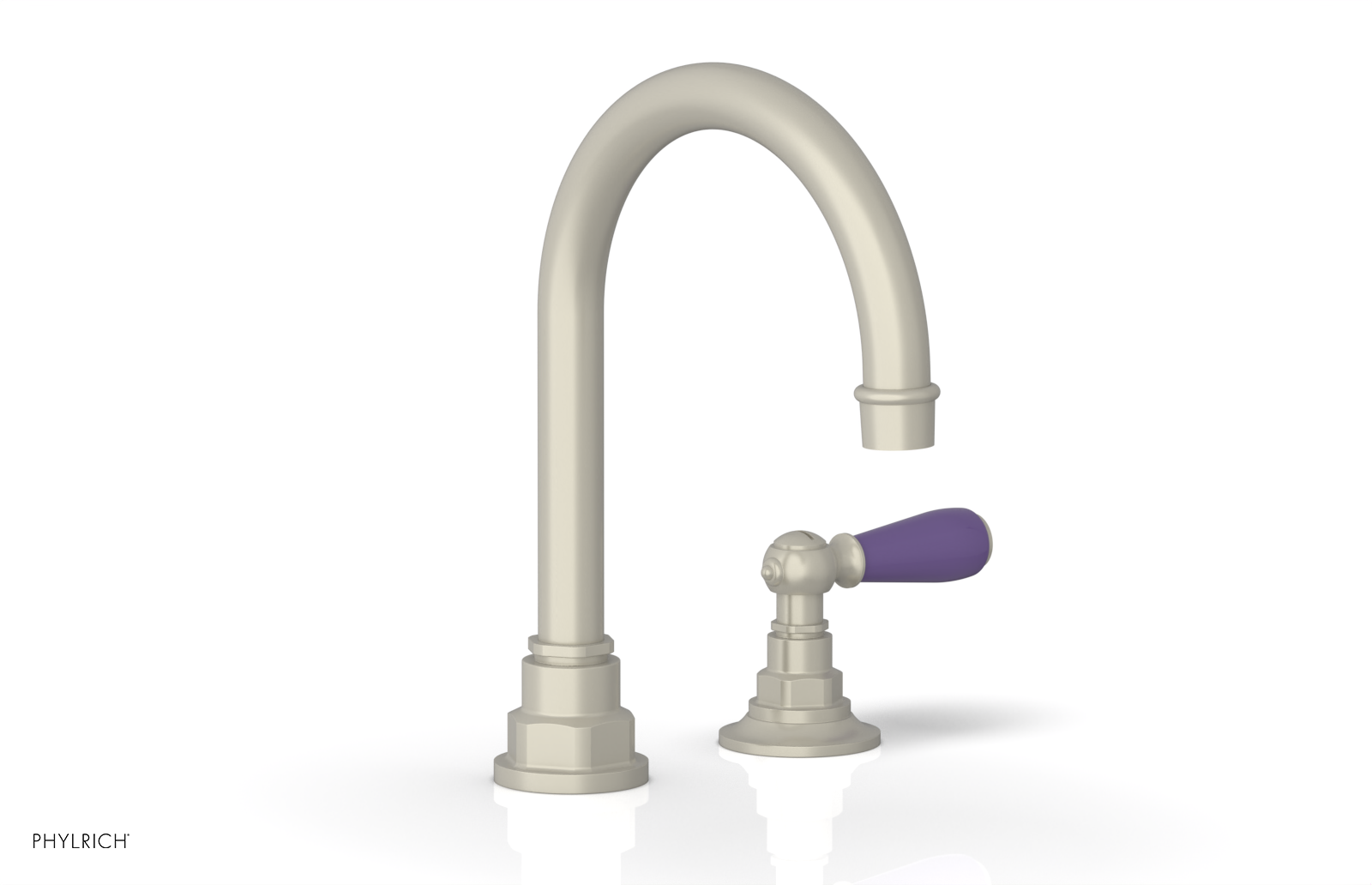 Phylrich Jamestown High Spout Single Handle Faucet with Lever Handle