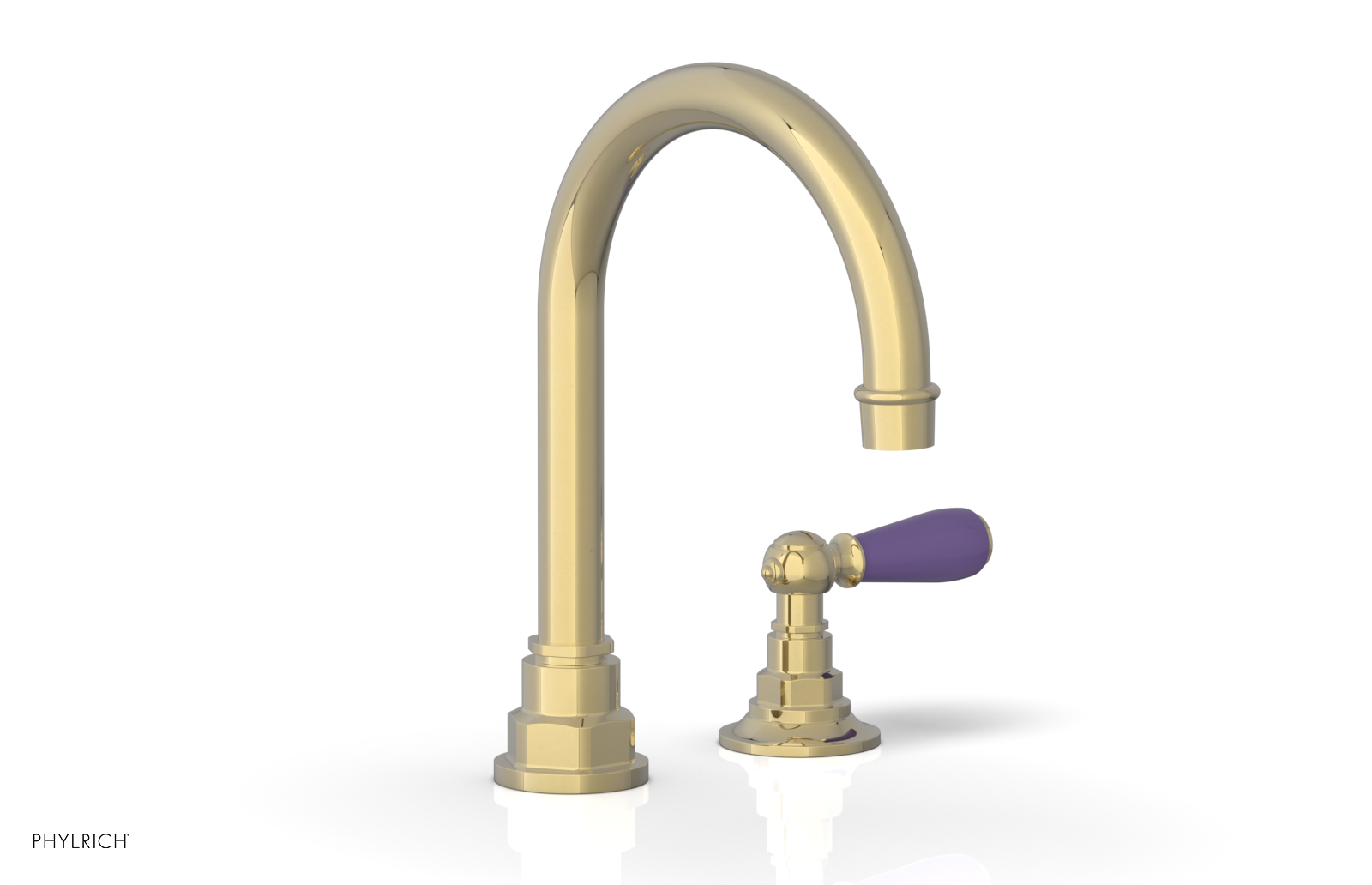 Phylrich Jamestown High Spout Single Handle Faucet with Lever Handle