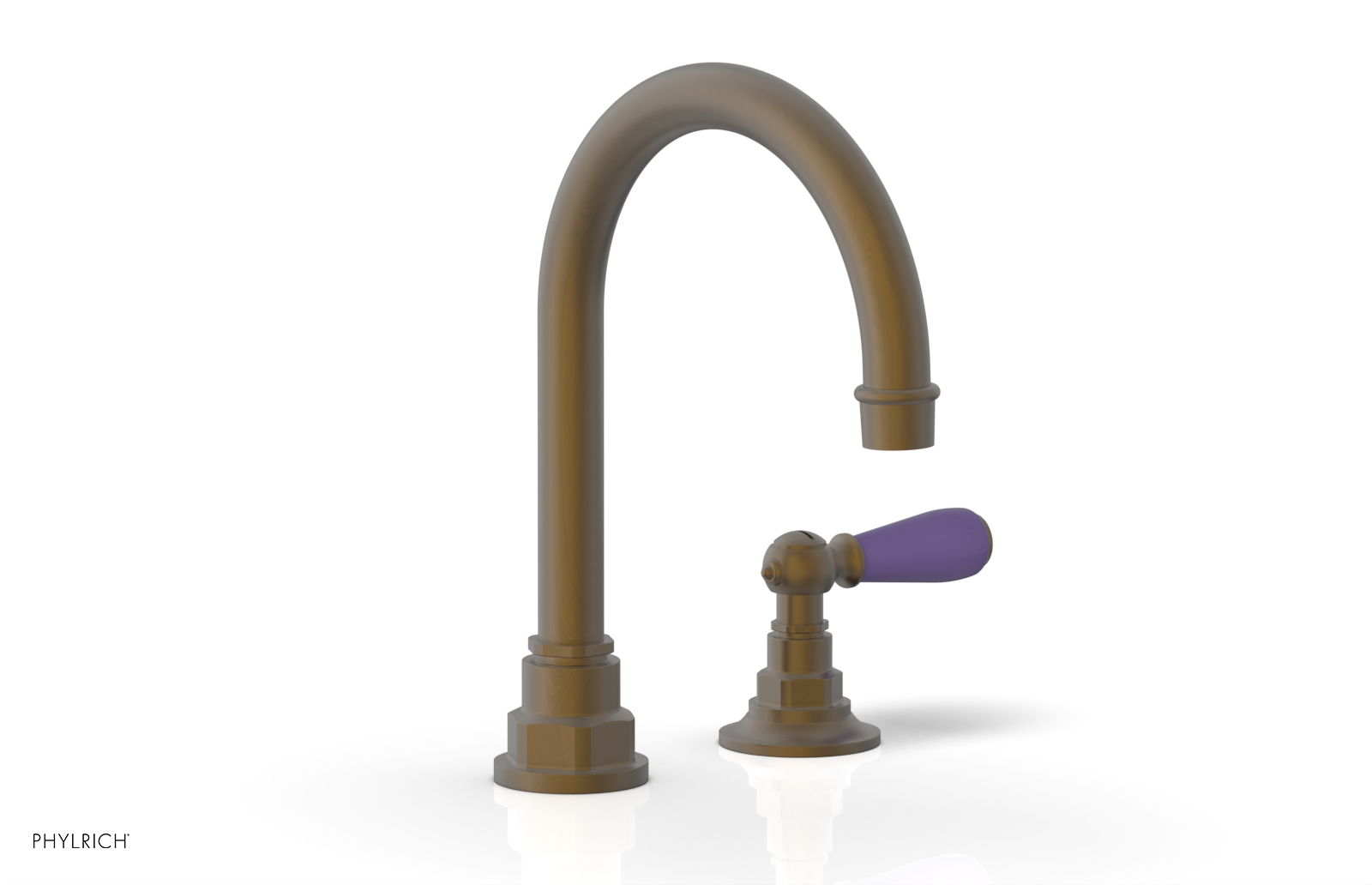 Phylrich Jamestown High Spout Single Handle Faucet with Lever Handle
