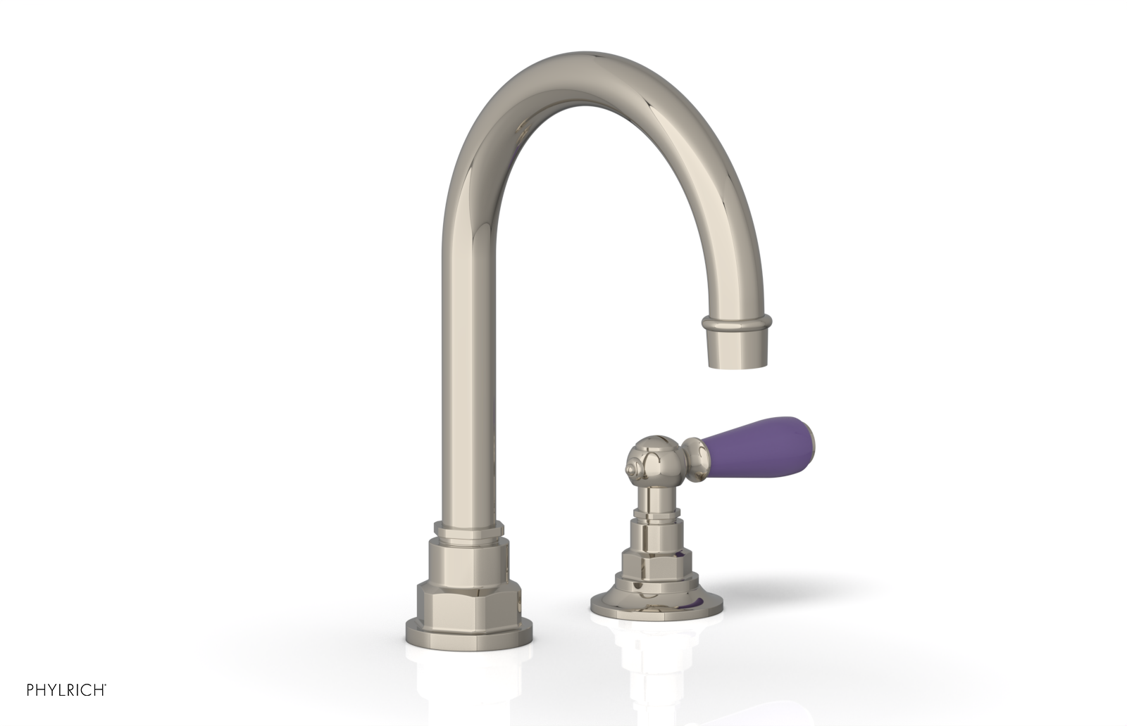 Phylrich Jamestown High Spout Single Handle Faucet with Lever Handle