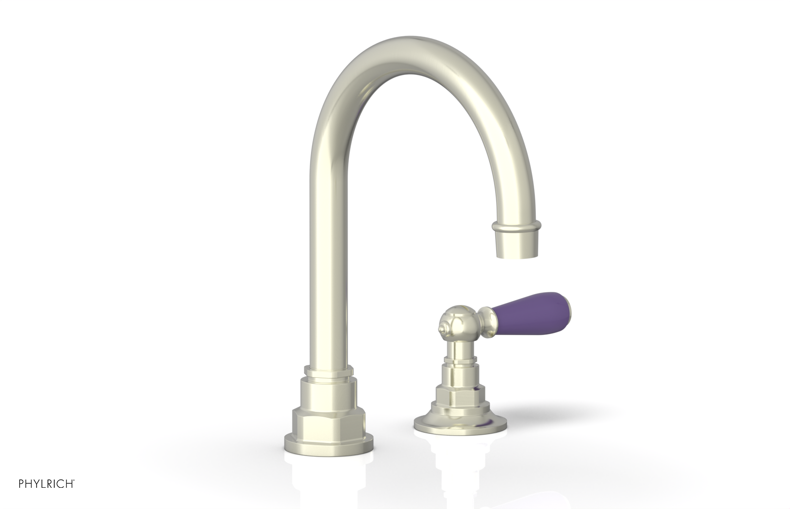 Phylrich Jamestown High Spout Single Handle Faucet with Lever Handle