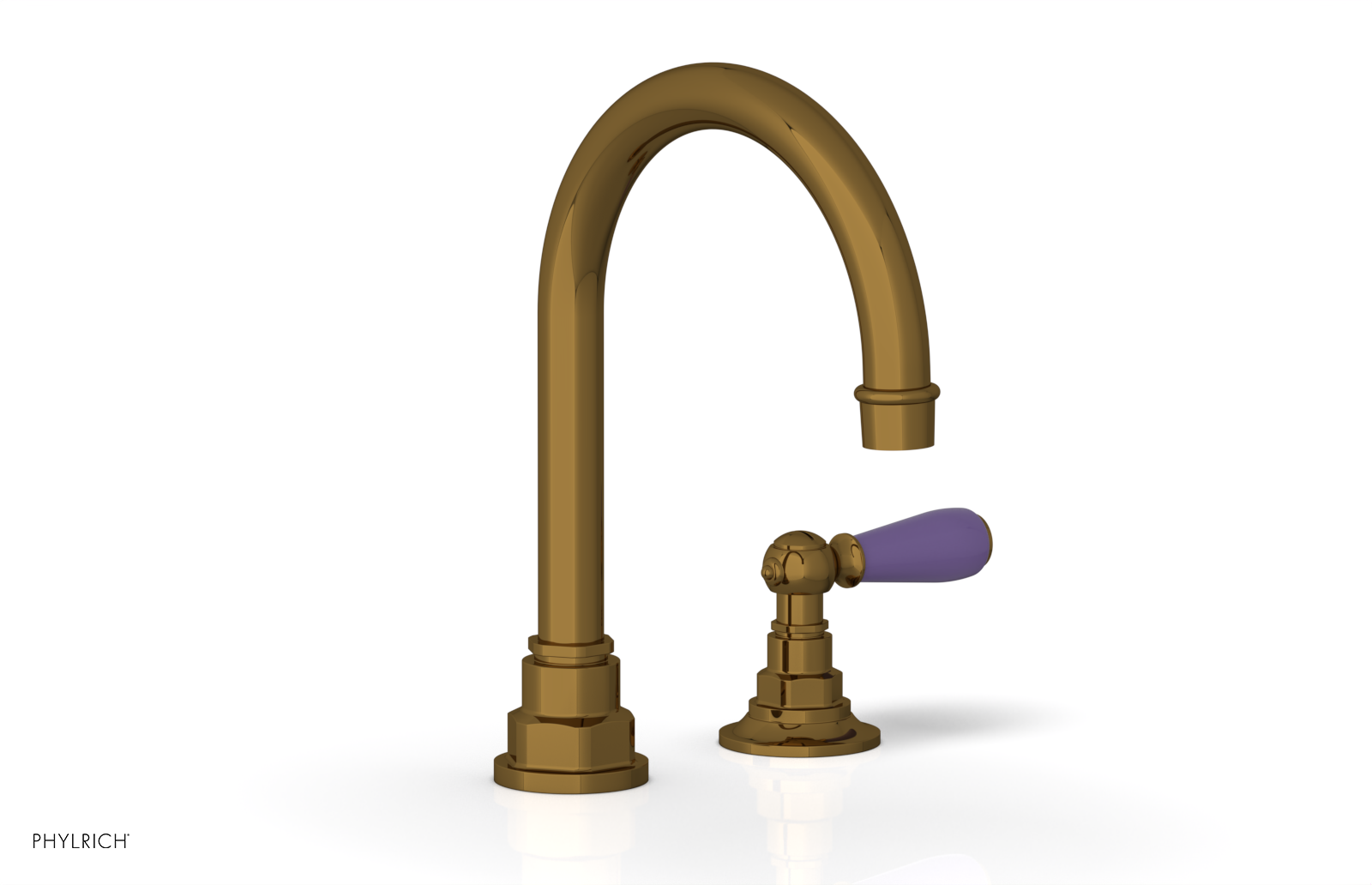 Phylrich Jamestown High Spout Single Handle Faucet with Lever Handle
