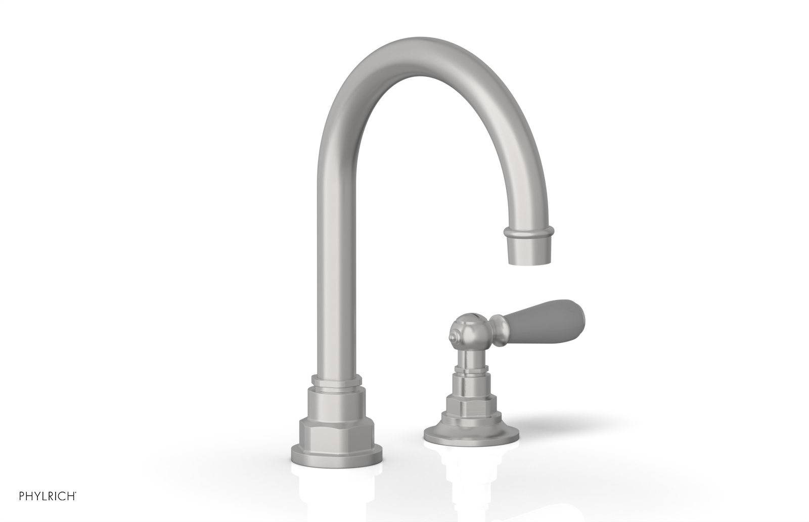 Phylrich Jamestown High Spout Single Handle Faucet with Lever Handle
