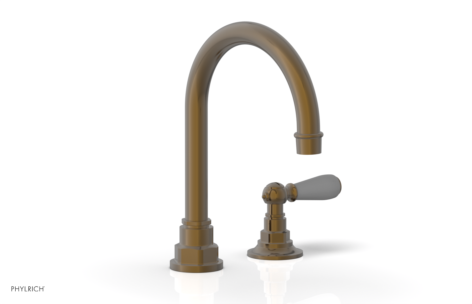 Phylrich Jamestown High Spout Single Handle Faucet with Lever Handle
