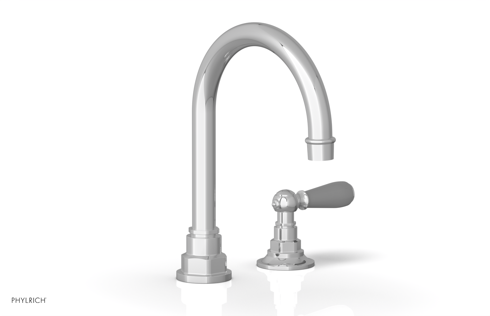 Phylrich Jamestown High Spout Single Handle Faucet with Lever Handle