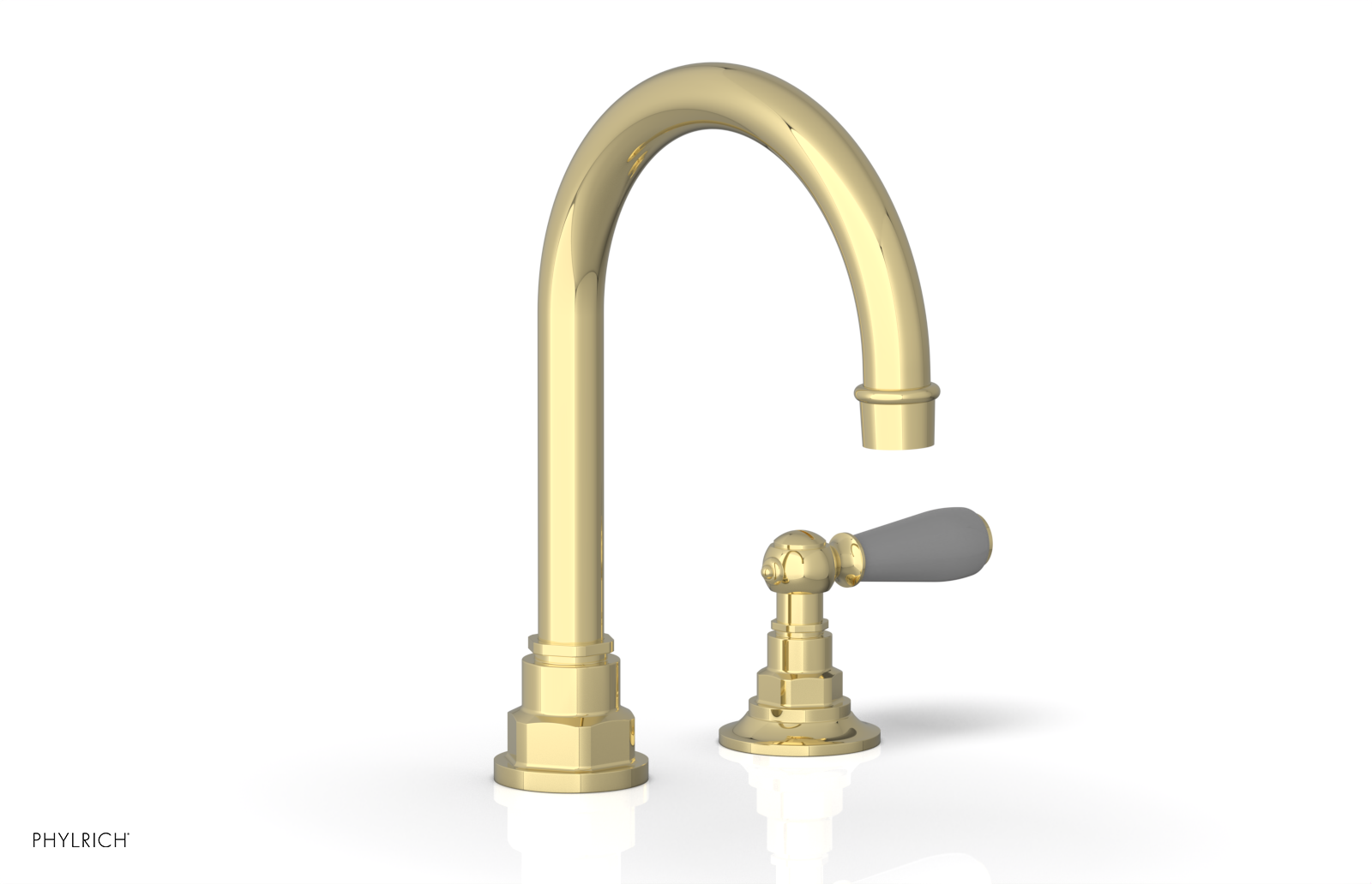 Phylrich Jamestown High Spout Single Handle Faucet with Lever Handle