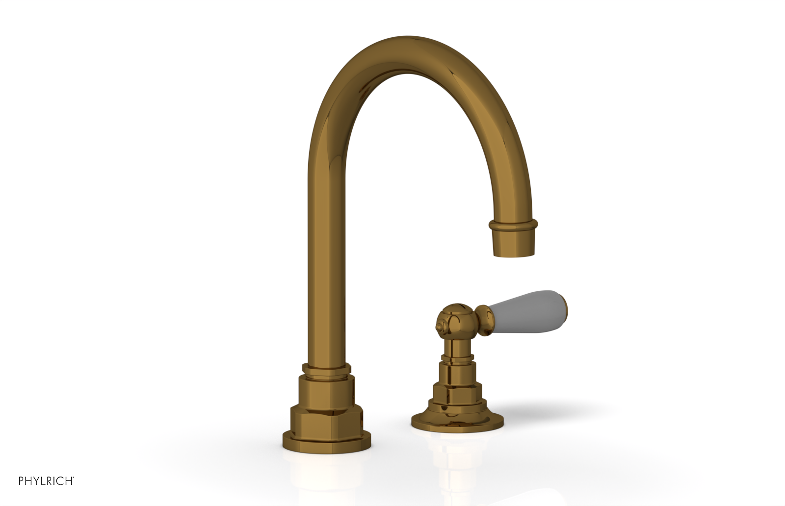 Phylrich Jamestown High Spout Single Handle Faucet with Lever Handle