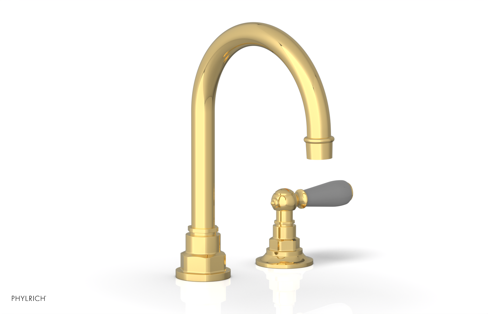 Phylrich Jamestown High Spout Single Handle Faucet with Lever Handle