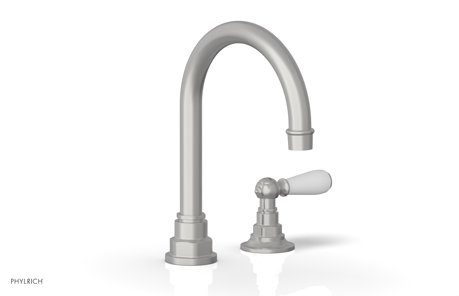 Phylrich Jamestown High Spout Single Handle Faucet with Lever Handle