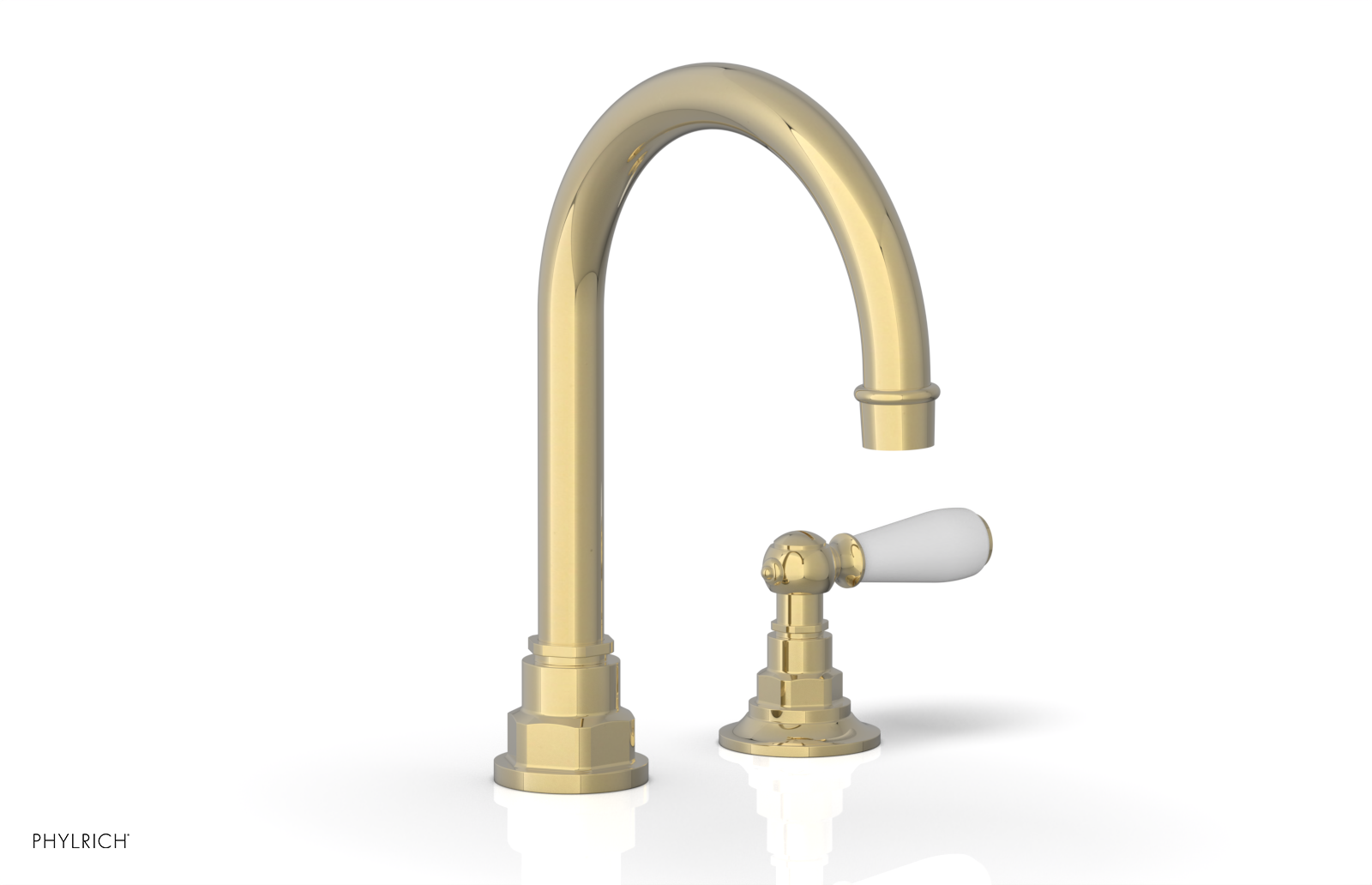 Phylrich Jamestown High Spout Single Handle Faucet with Lever Handle