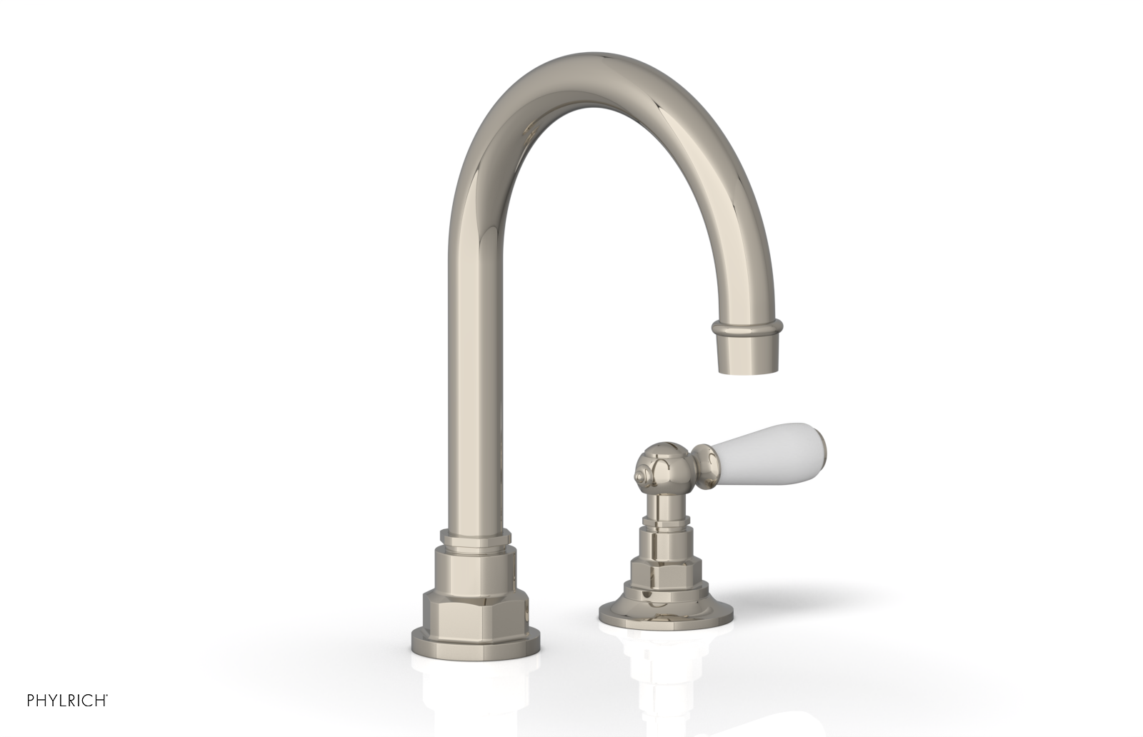 Phylrich Jamestown High Spout Single Handle Faucet with Lever Handle