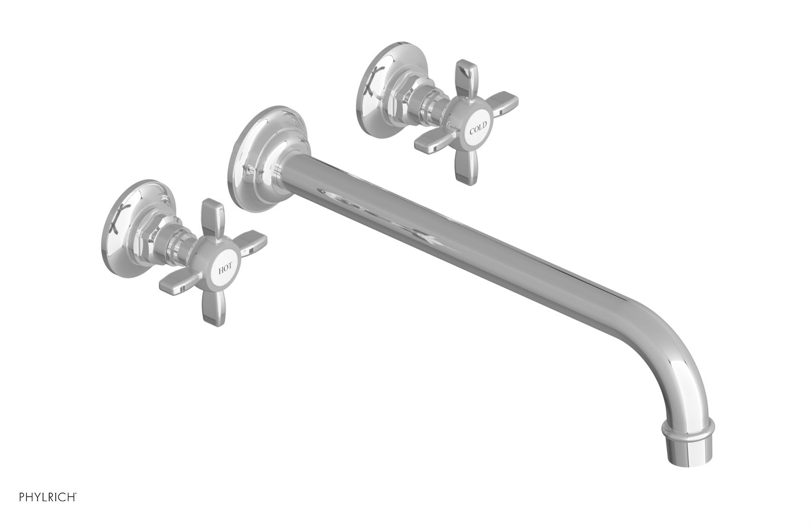 polished chrome bathroom faucet