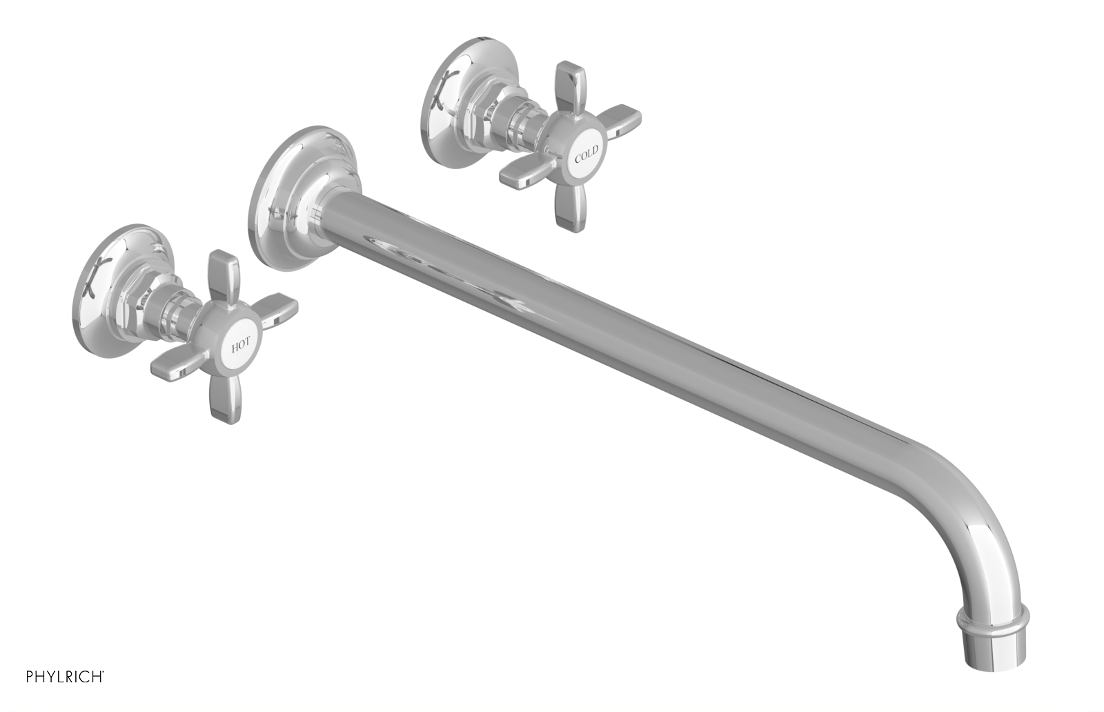 polished chrome bathroom faucet