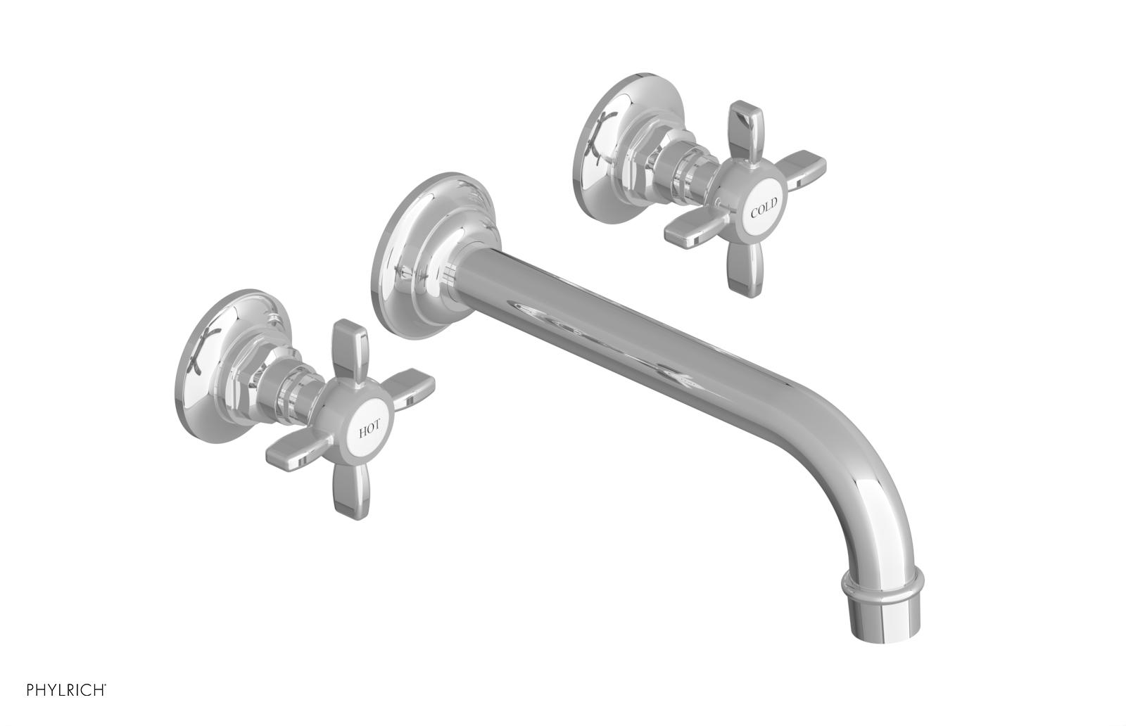 polished chrome bathroom faucet