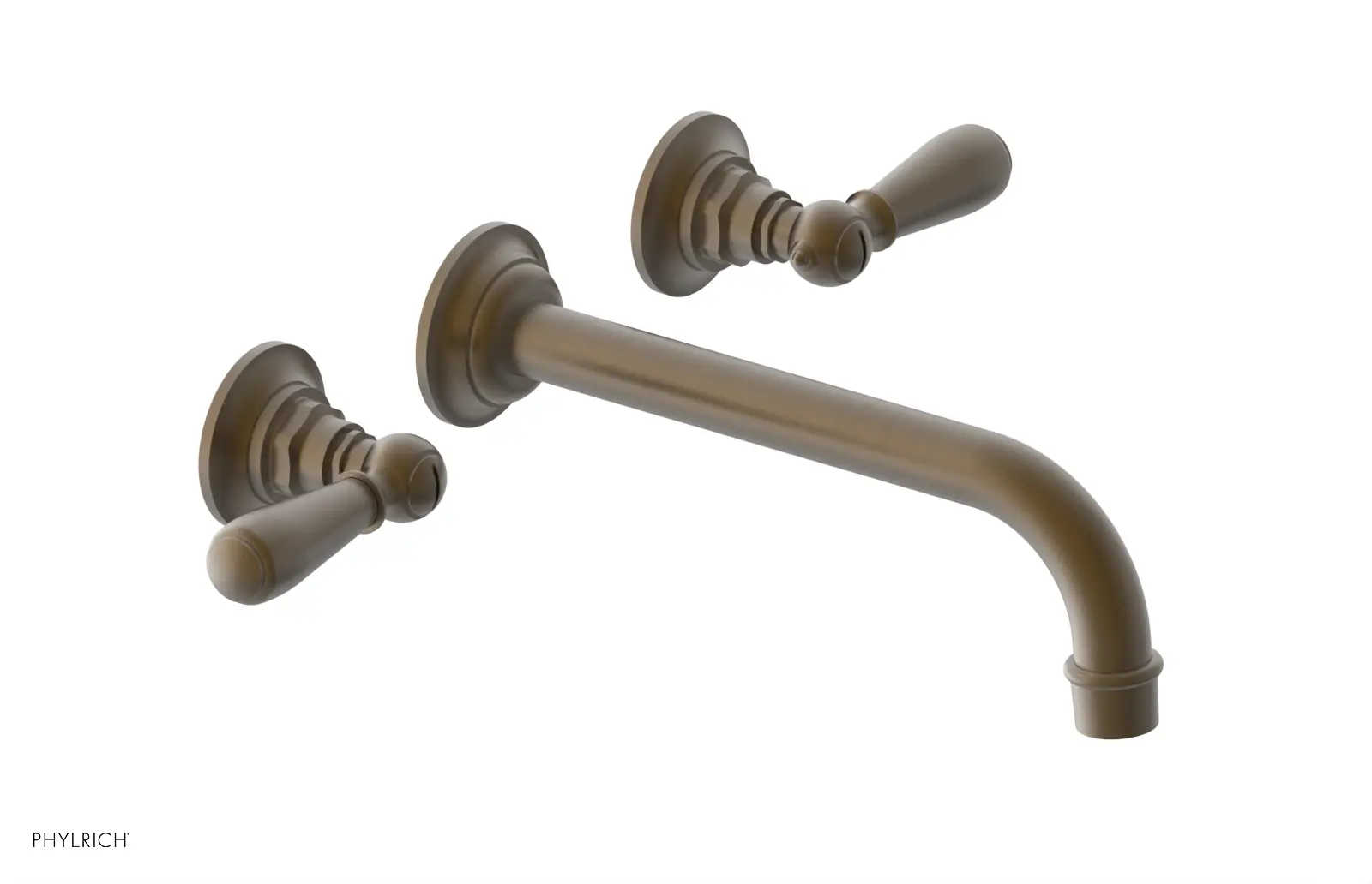 Phylrich Jamestown 10" Spout Wall Tub Set with Lever Handle by Phylrich