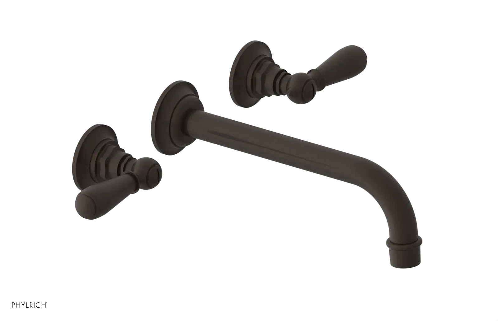 Phylrich Jamestown 10" Spout Wall Tub Set with Lever Handle by Phylrich