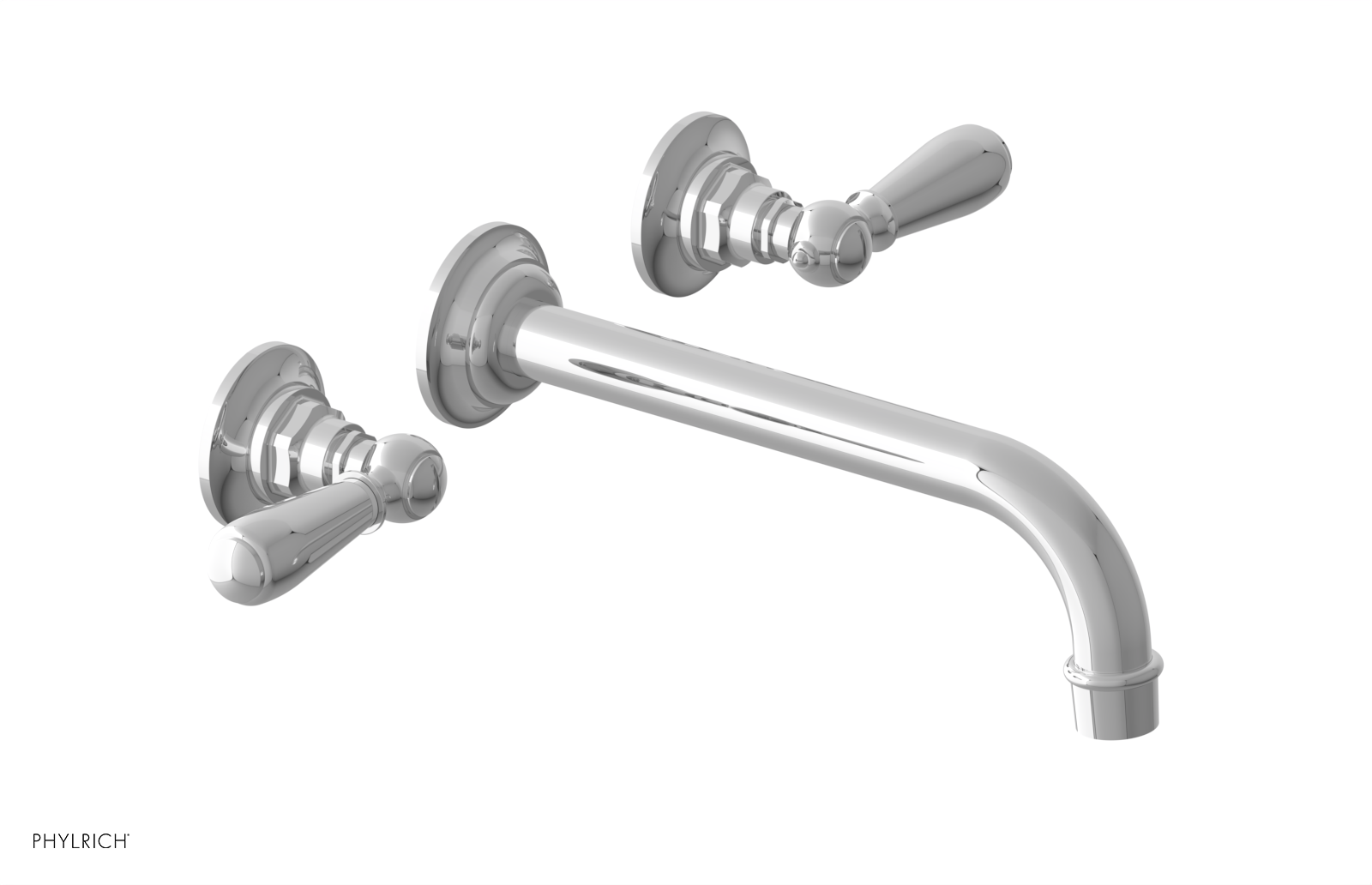 polished chrome bathroom faucet