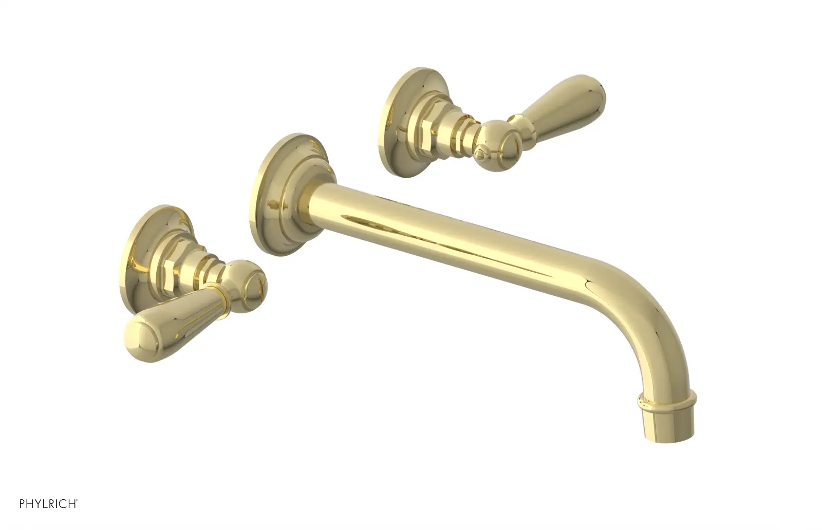 Phylrich Jamestown 10" Spout Wall Tub Set with Lever Handle by Phylrich