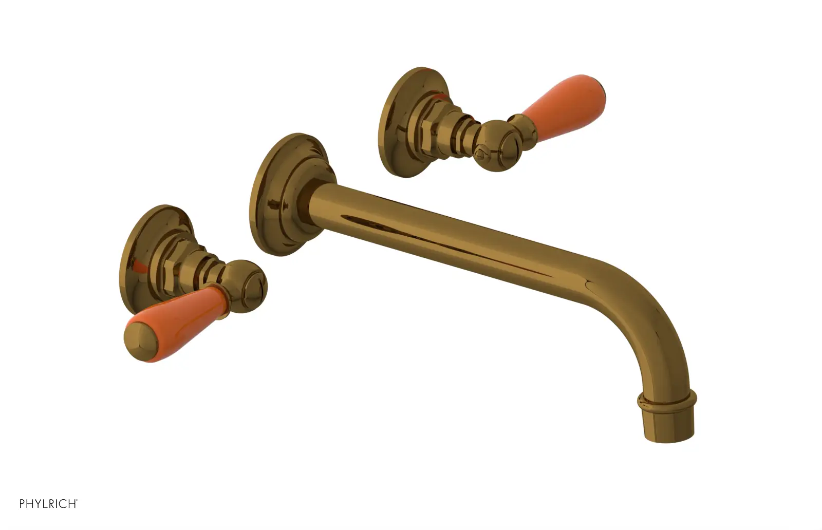 Phylrich Jamestown 10" Spout Wall Tub Set with Lever Handle by Phylrich