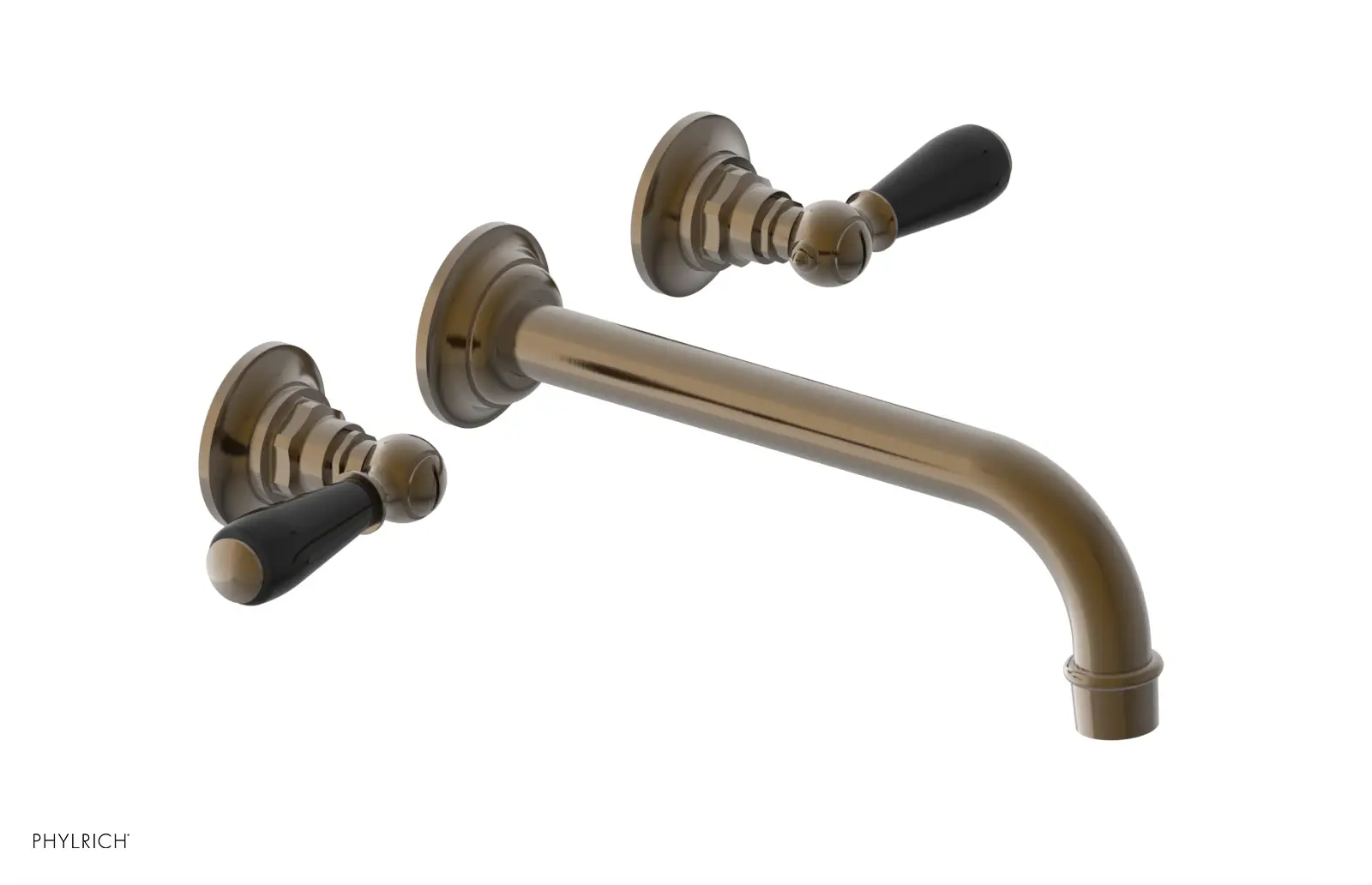 Phylrich Jamestown 10" Spout Wall Tub Set with Lever Handle by Phylrich