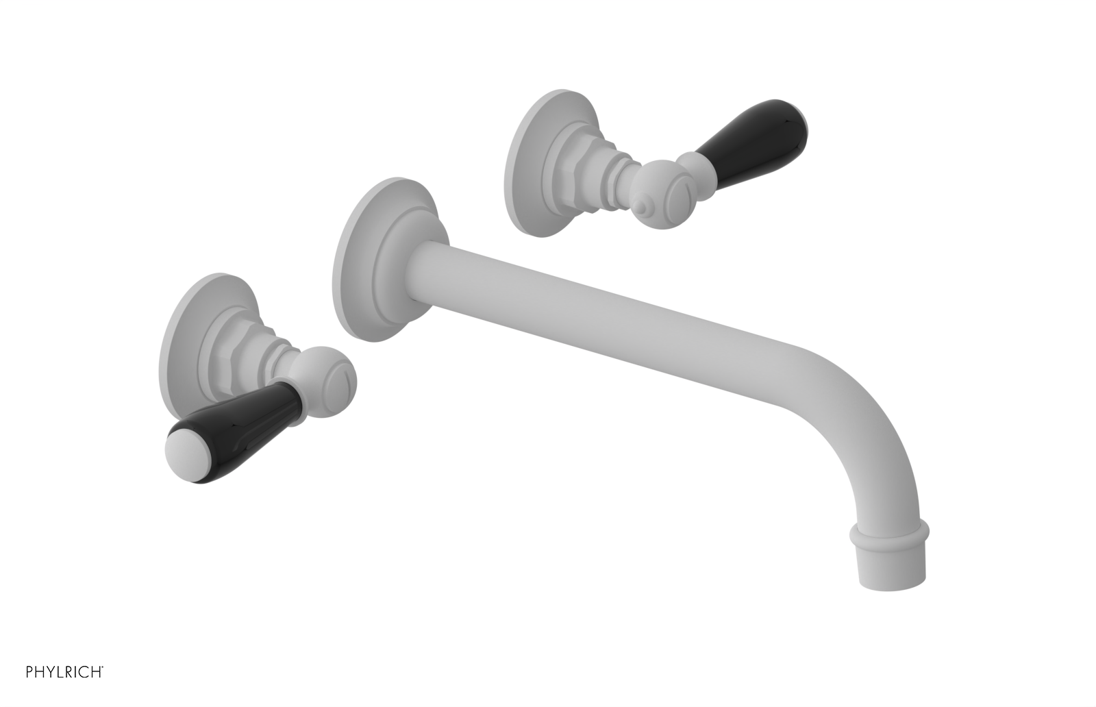 Phylrich Jamestown 10" Spout Wall Tub Set with Lever Handle