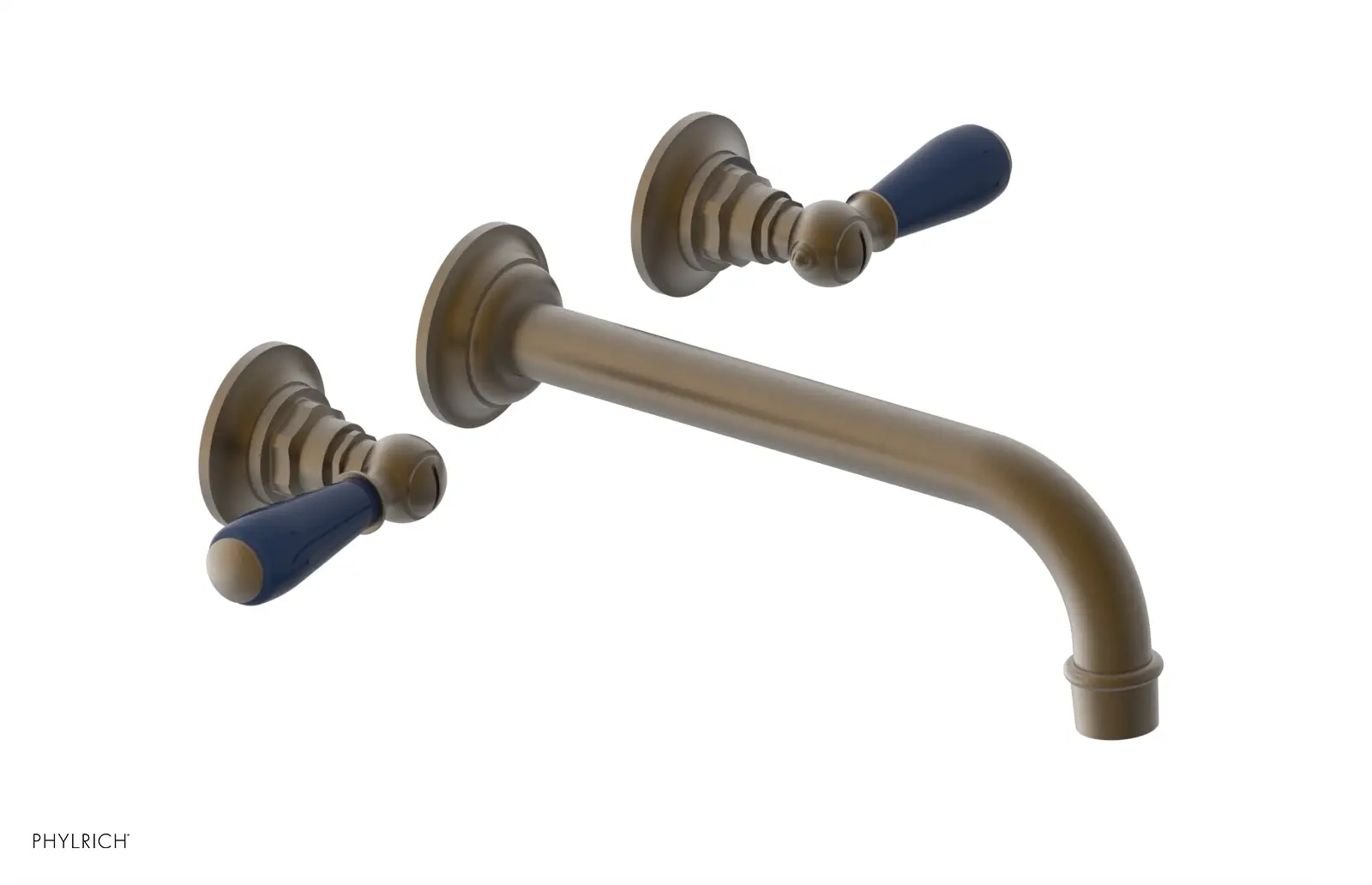 Phylrich Jamestown 10" Spout Wall Tub Set with Lever Handle by Phylrich
