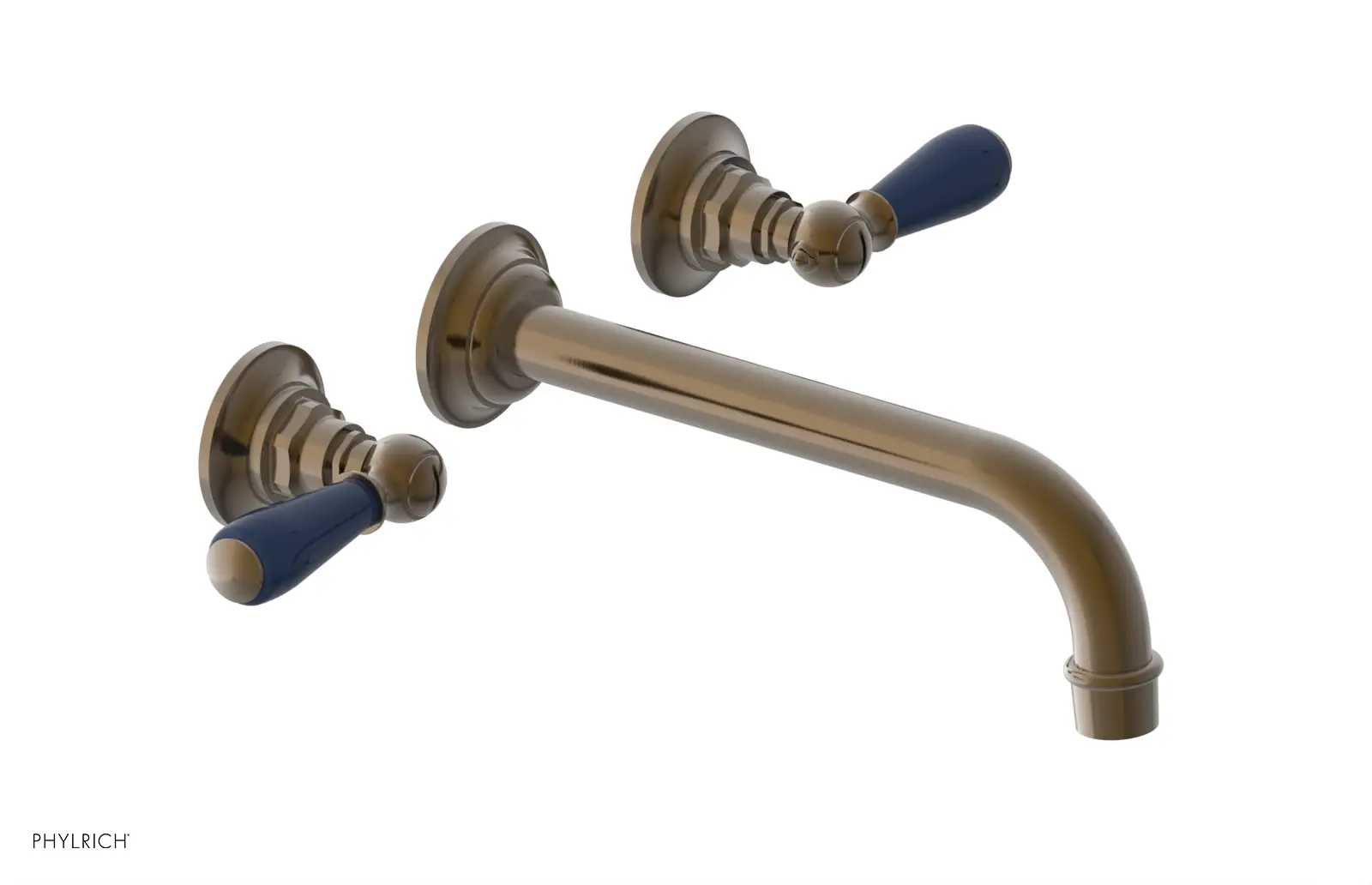 Phylrich Jamestown 10" Spout Wall Tub Set with Lever Handle by Phylrich