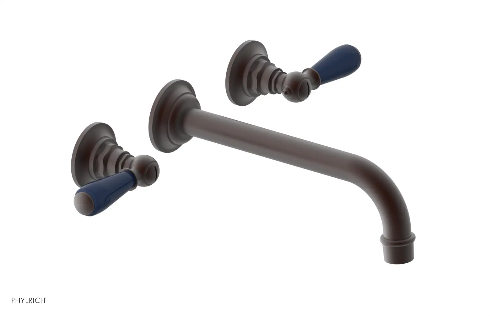 Phylrich Jamestown 10" Spout Wall Tub Set with Lever Handle by Phylrich