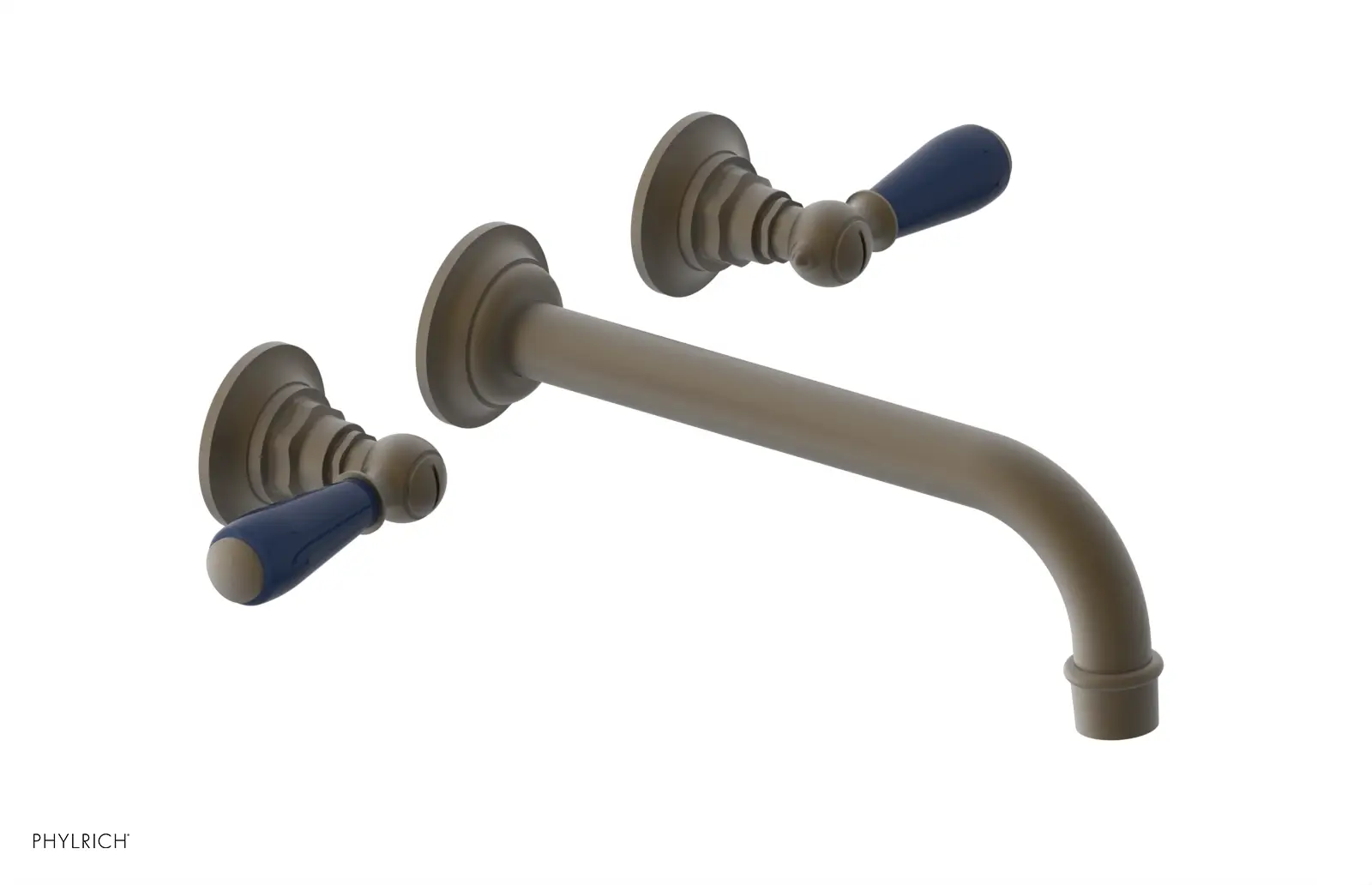 Phylrich Jamestown 10" Spout Wall Tub Set with Lever Handle by Phylrich