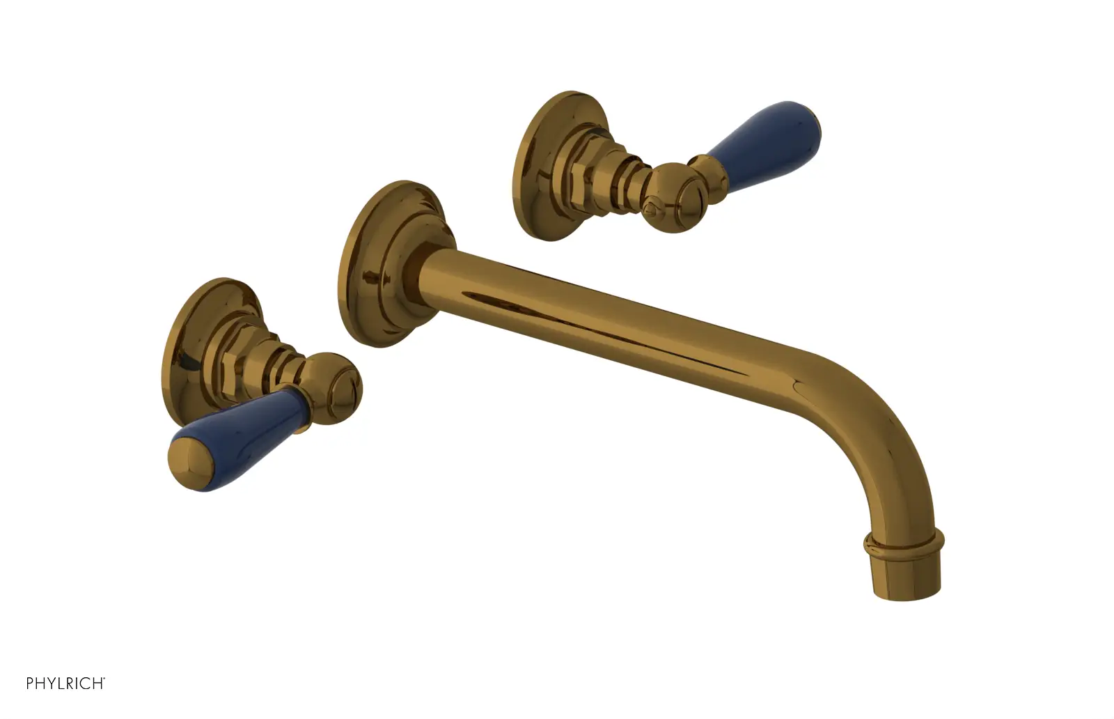 Phylrich Jamestown 10" Spout Wall Tub Set with Lever Handle by Phylrich