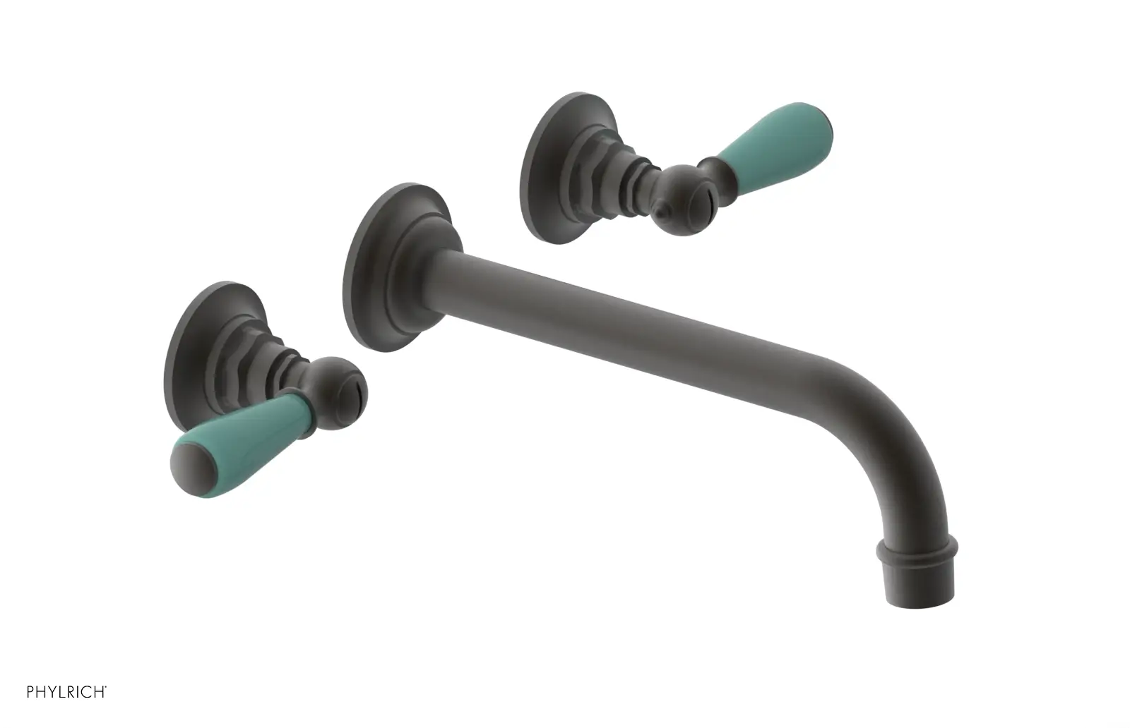 Phylrich Jamestown 10" Spout Wall Tub Set with Lever Handle by Phylrich