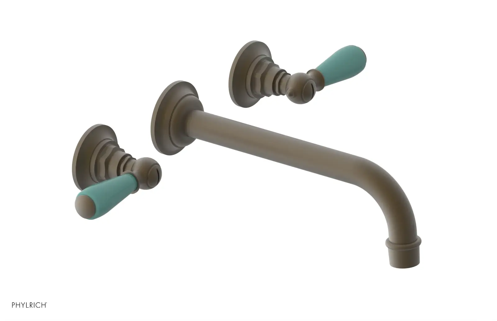 Phylrich Jamestown 10" Spout Wall Tub Set with Lever Handle by Phylrich