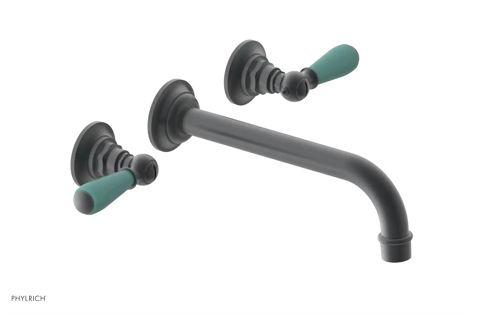 Phylrich Jamestown 10" Spout Wall Tub Set with Lever Handle by Phylrich
