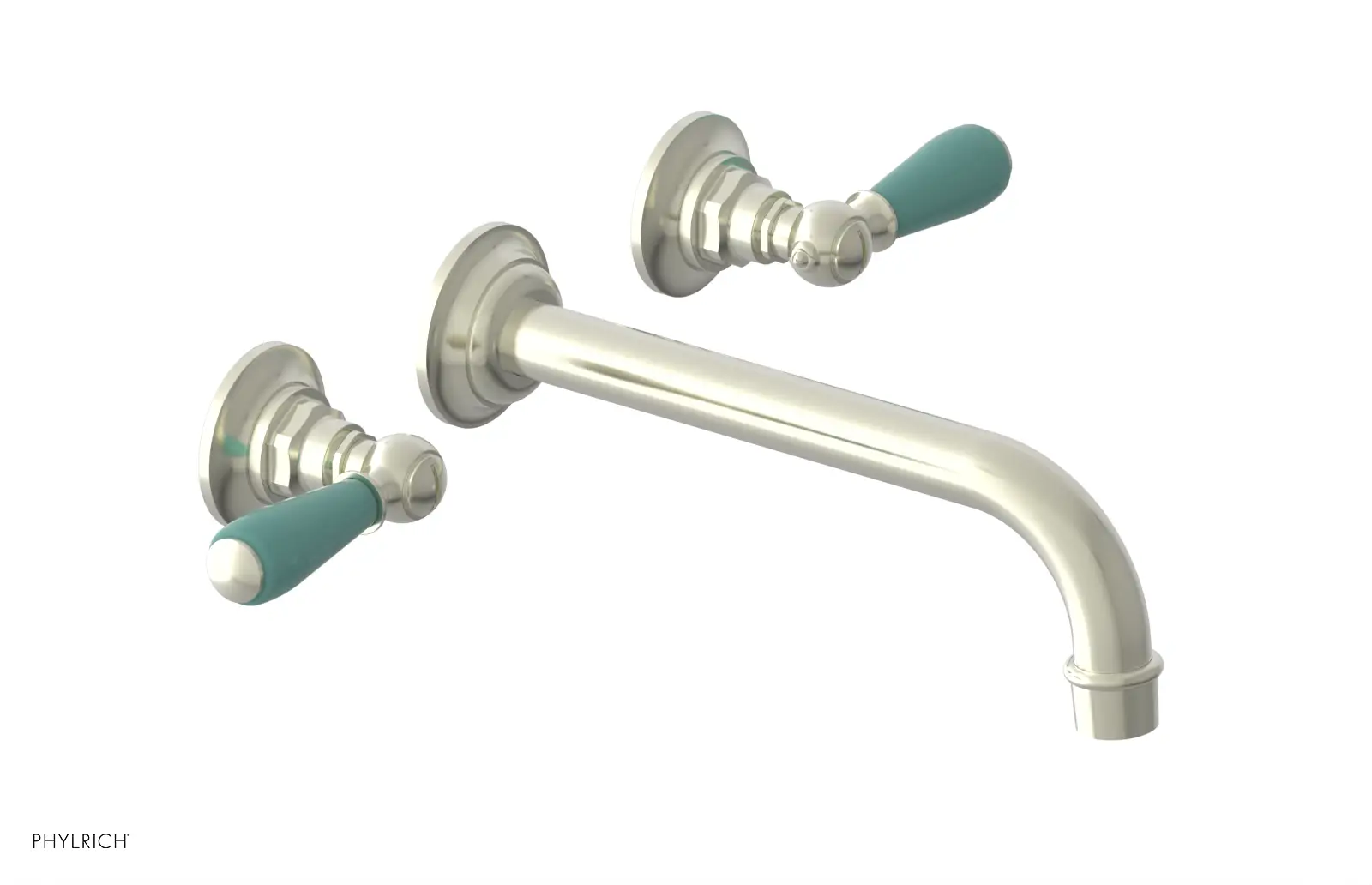 Phylrich Jamestown 10" Spout Wall Tub Set with Lever Handle by Phylrich